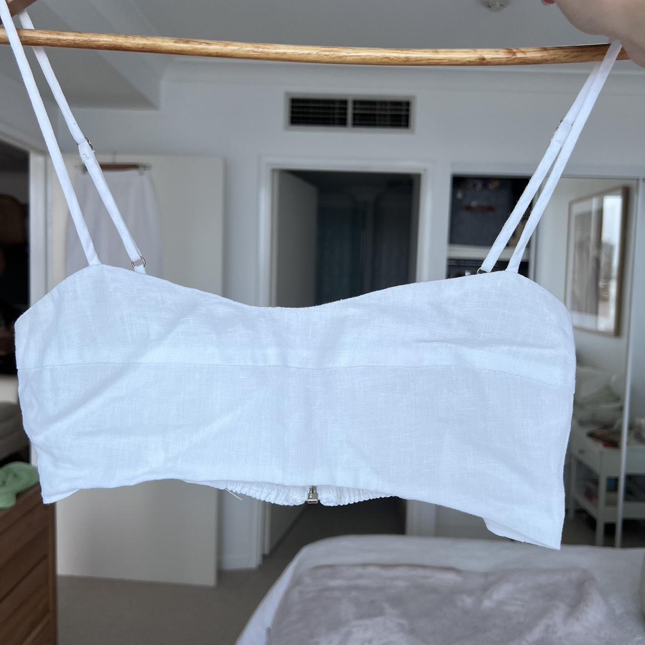 DISSH VIENNA WHITE LINEN SET // SIZE 8 // WORN THREE... Depop