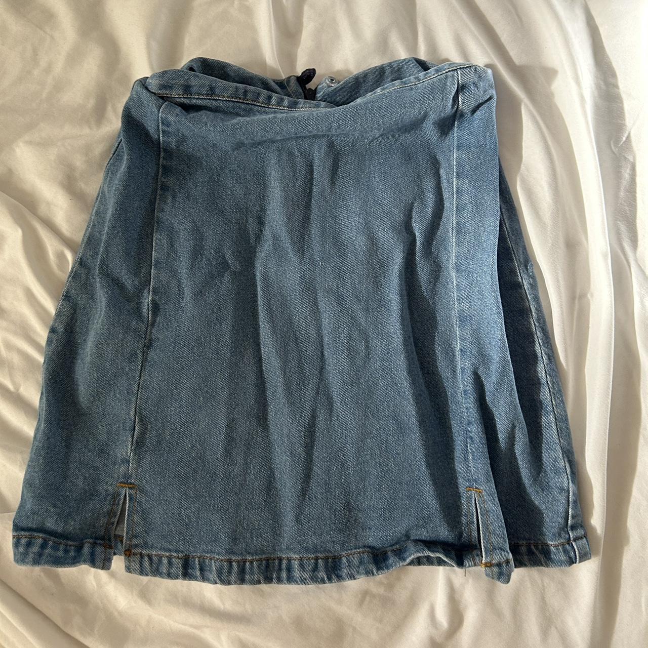 BRANDY MELVILLE Denim Skirt, One Size Brandy... Depop