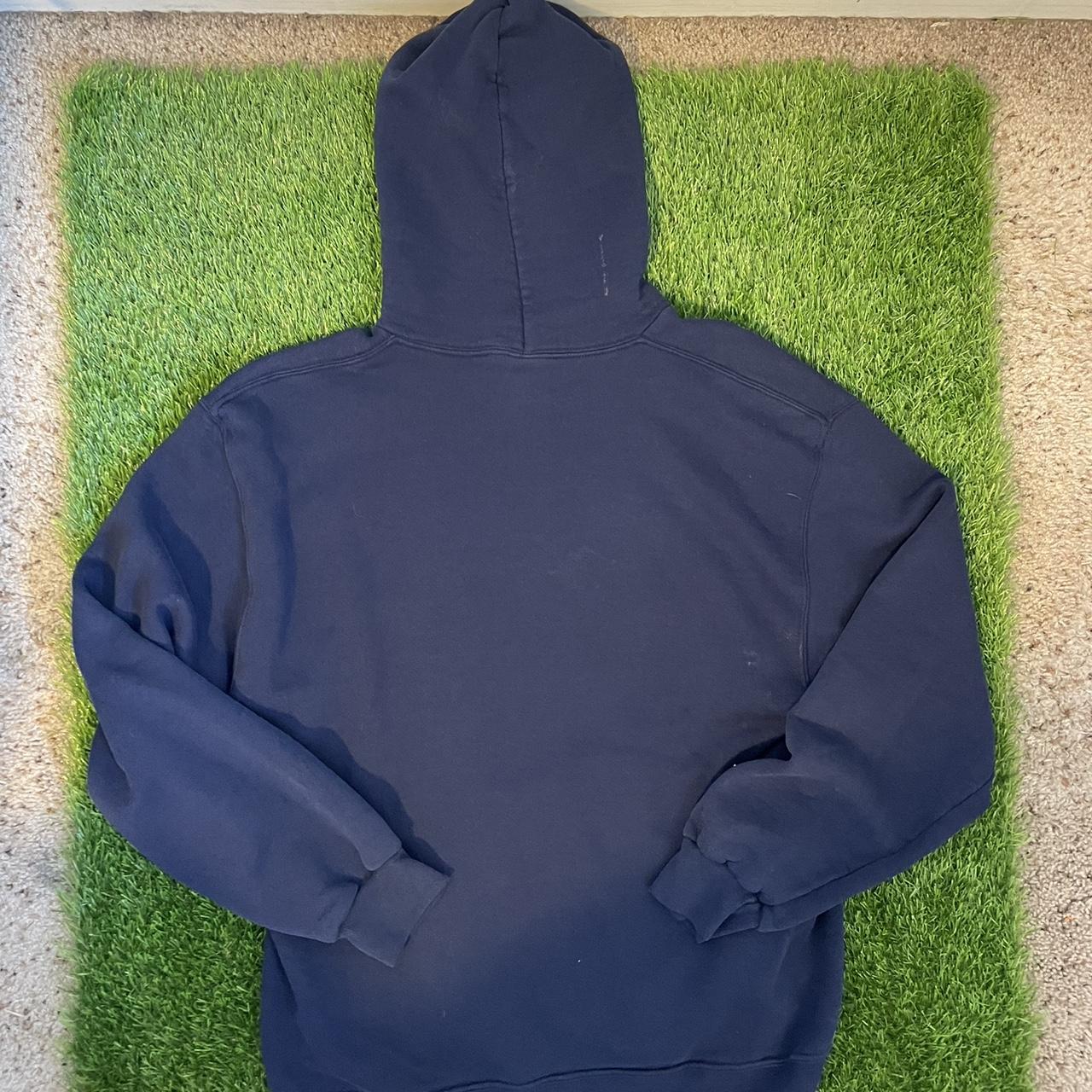 Navy Blue Russell Athletics hoodie size L has a... Depop