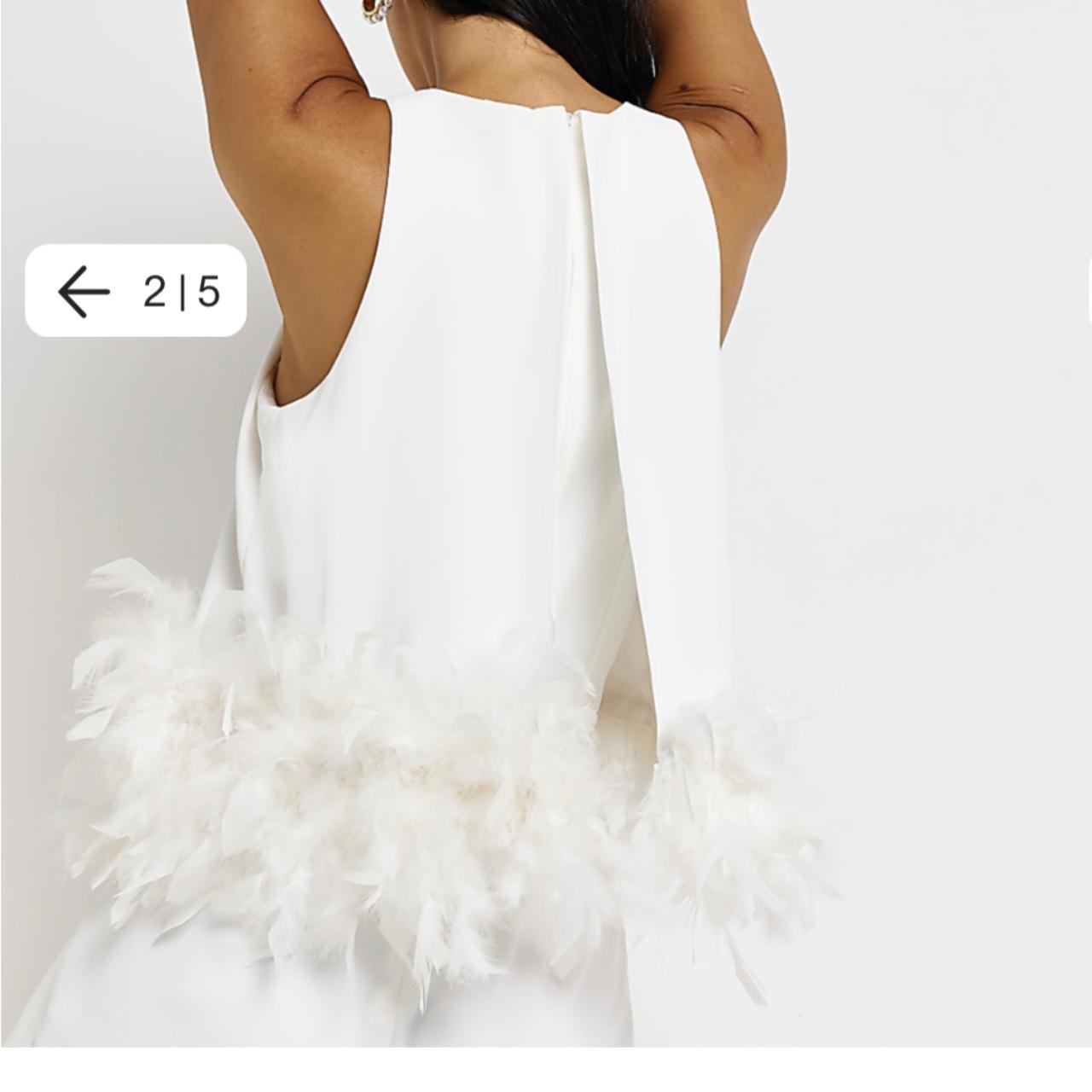 River Island White Tiered Playsuit White Tiered Playsuit Hotsell