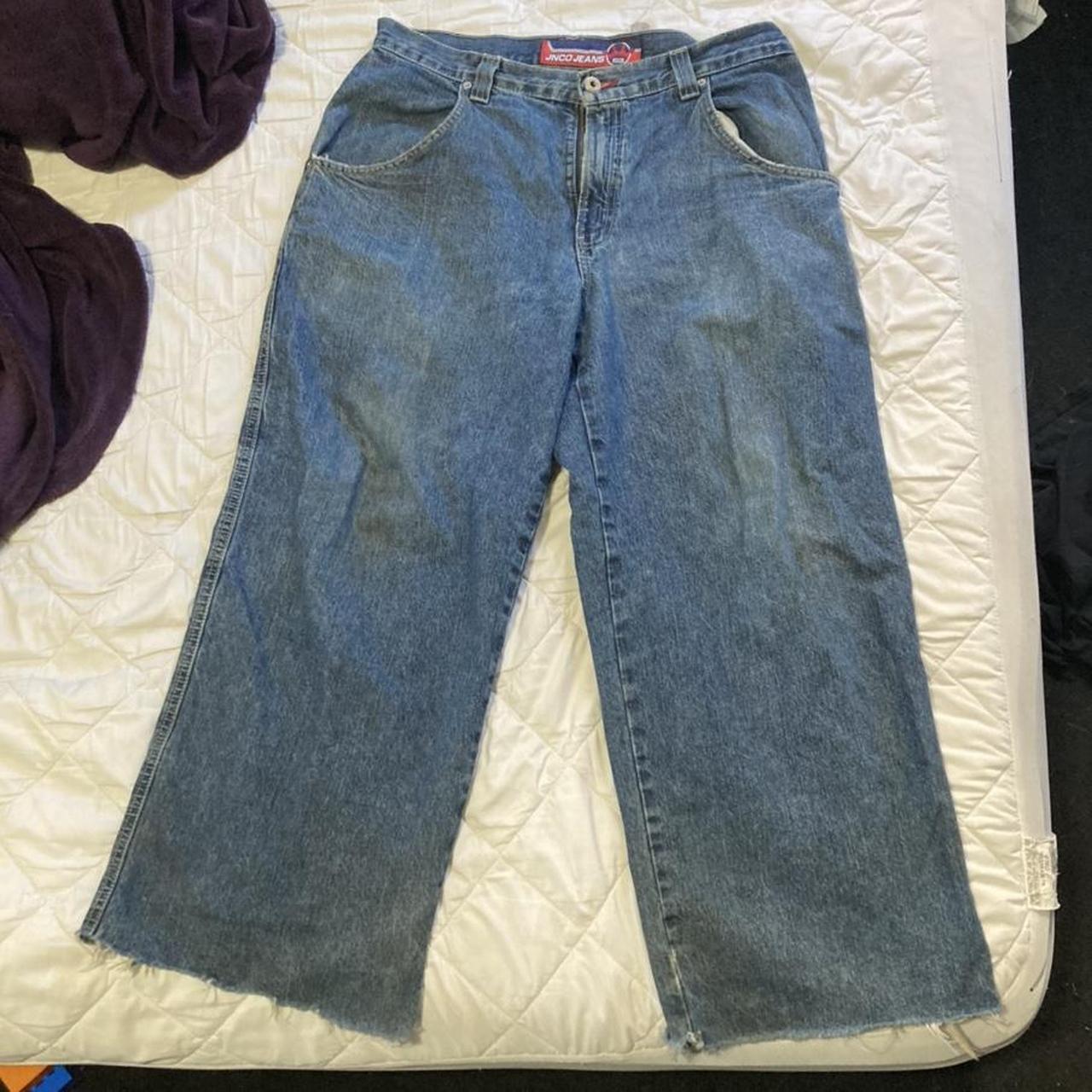 Crazy rare JNCO rising skeleton 34x30 Style #1141 | Depop