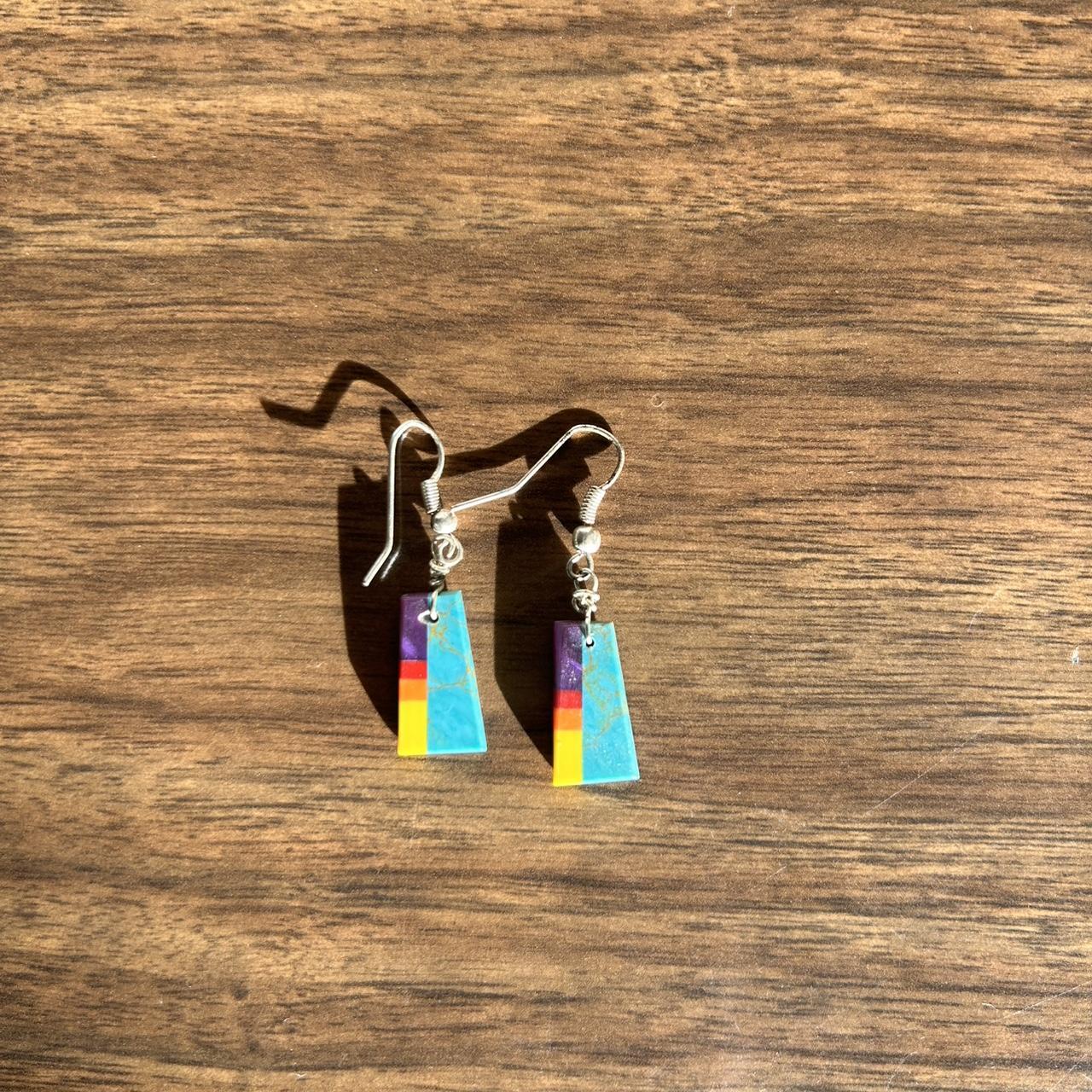 Native Women's Earrings - Multi – Authentic Nativ… - image 1
