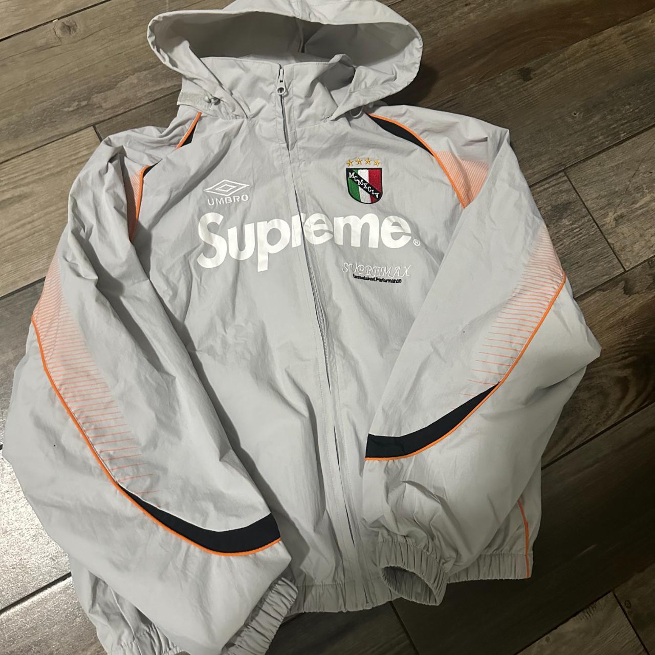 Supreme Umbro Track Jacket Grey S - ナイロンジャケット