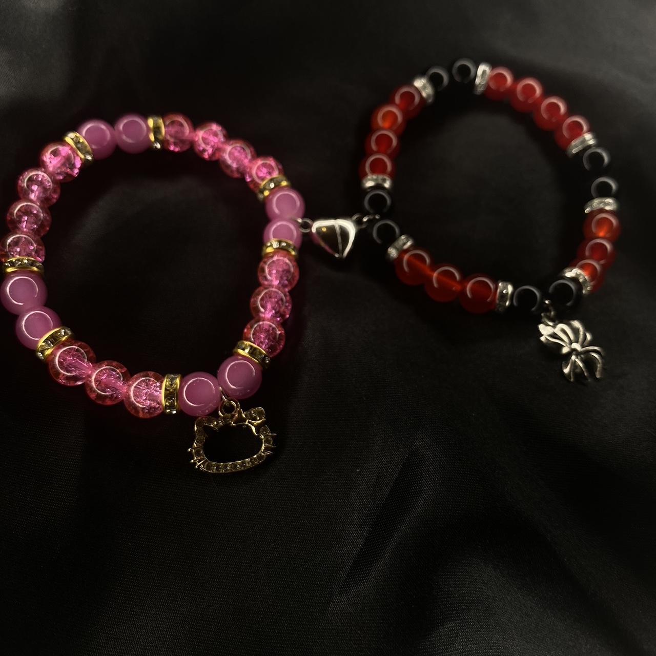 Spiderman x hello kitty bracelets... - Depop