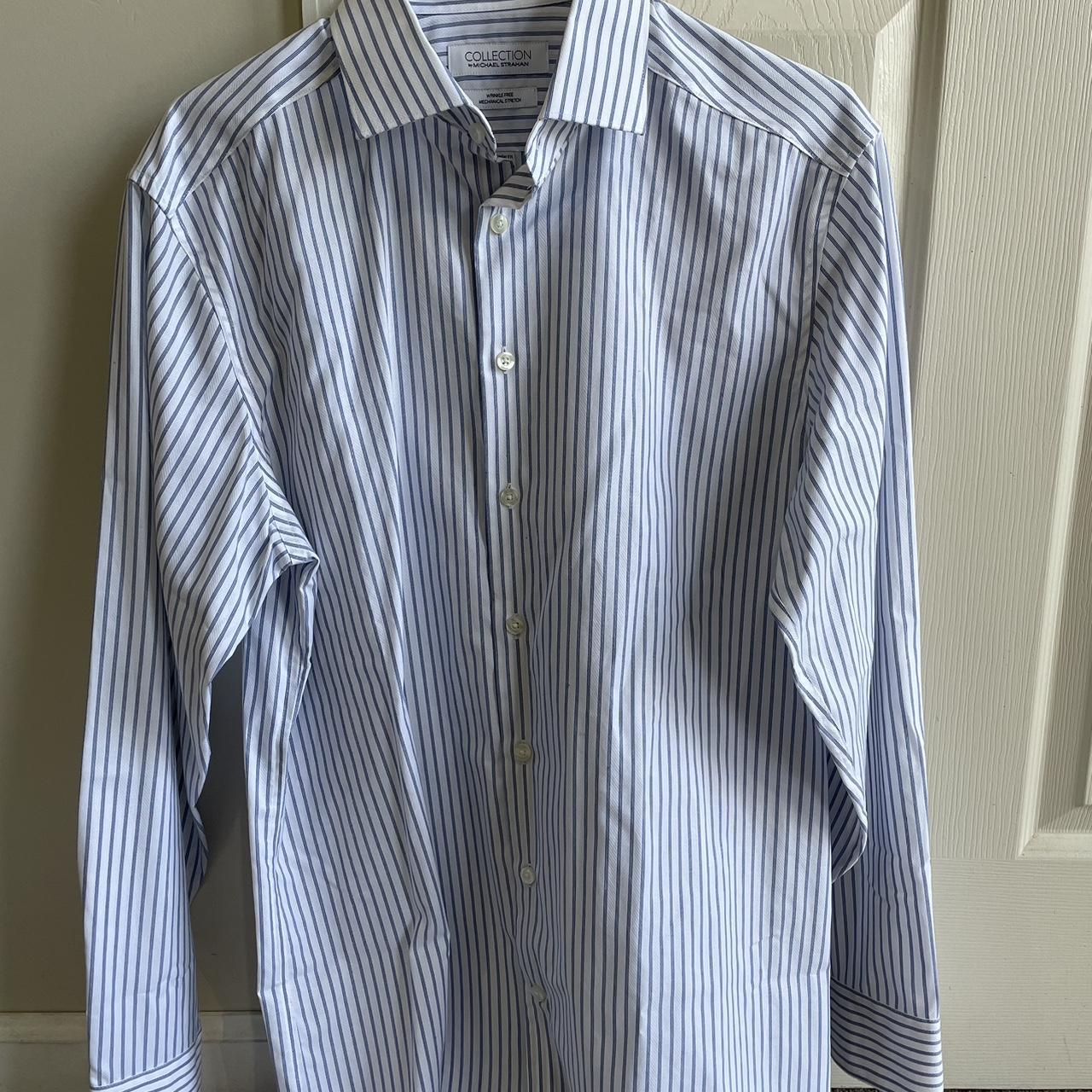 Collection by Michael Strahan dress shirt. White... - Depop