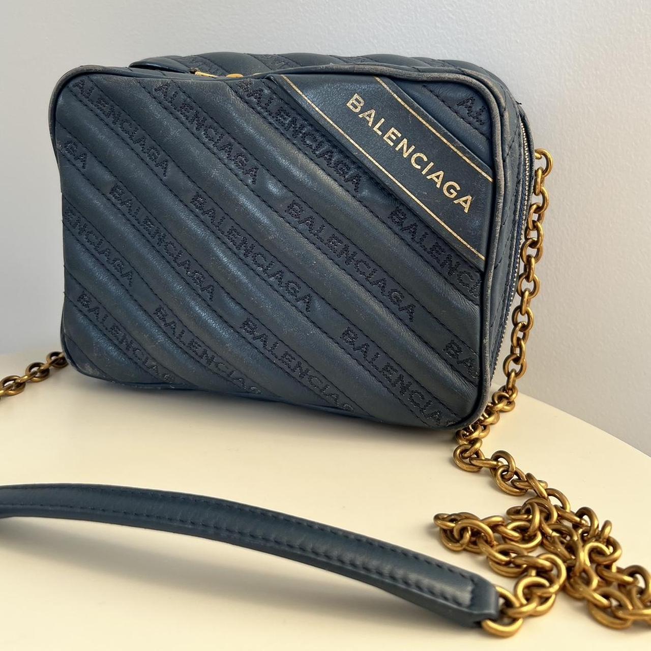 balenciaga blanket reporter bag