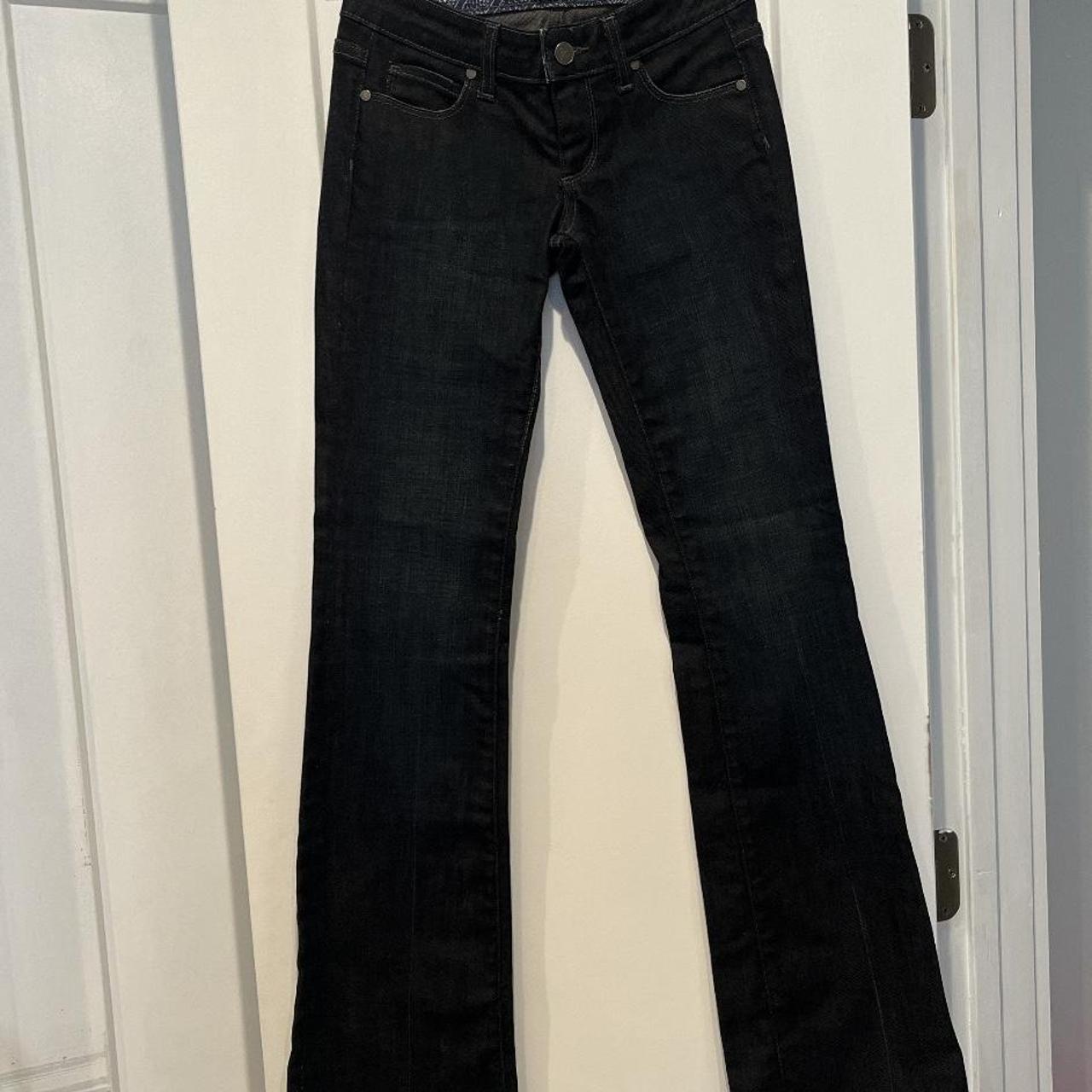 Vintage Y2K low rise boot cut jeans Size 24/... - Depop