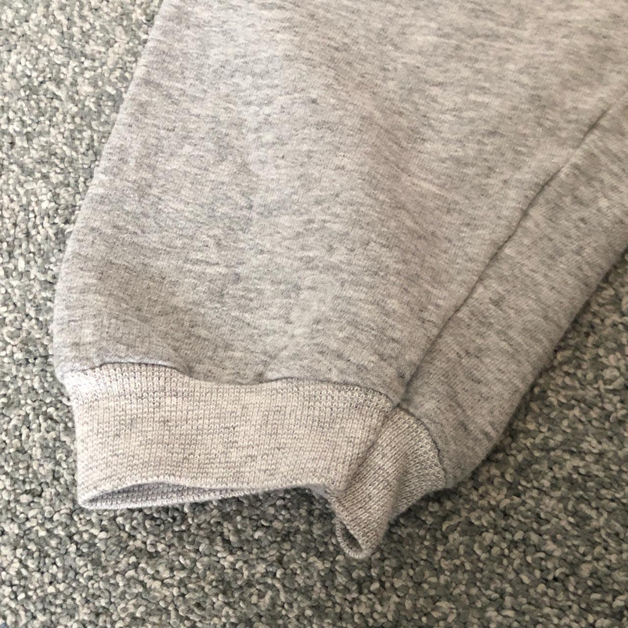 Hanes her way grey sweat pants, cuffed ends, with... - Depop