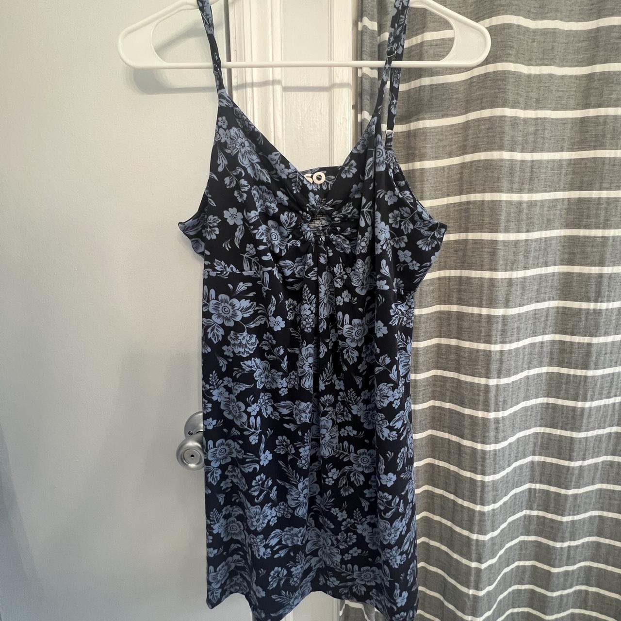 Navy Blue Floral Mini Dress from Kohl’s💙 love this... - Depop