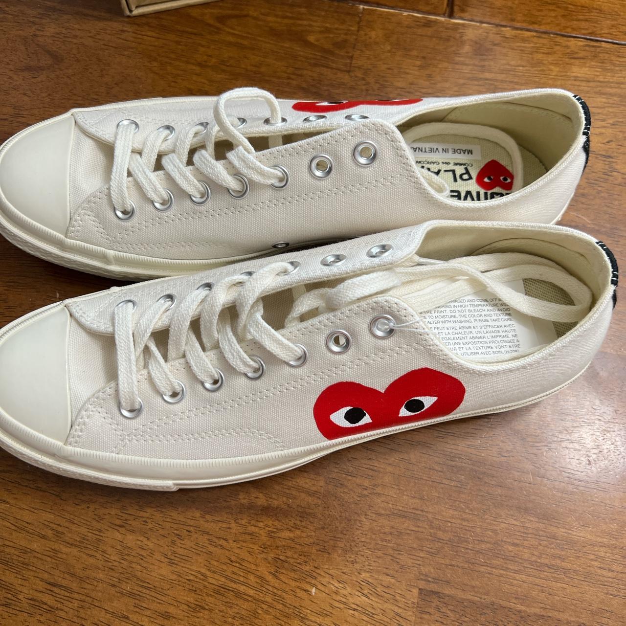 Converse Play Comme des Garcons Depop