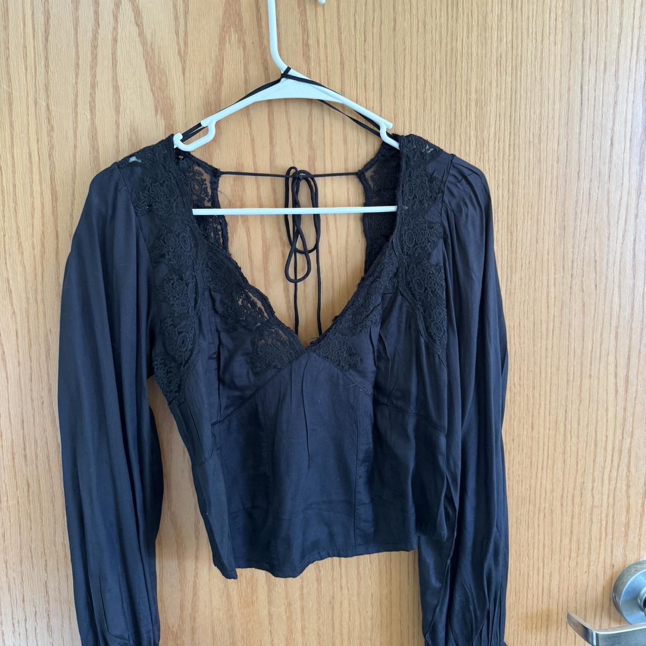 Free People Black Top #freepeople - Depop