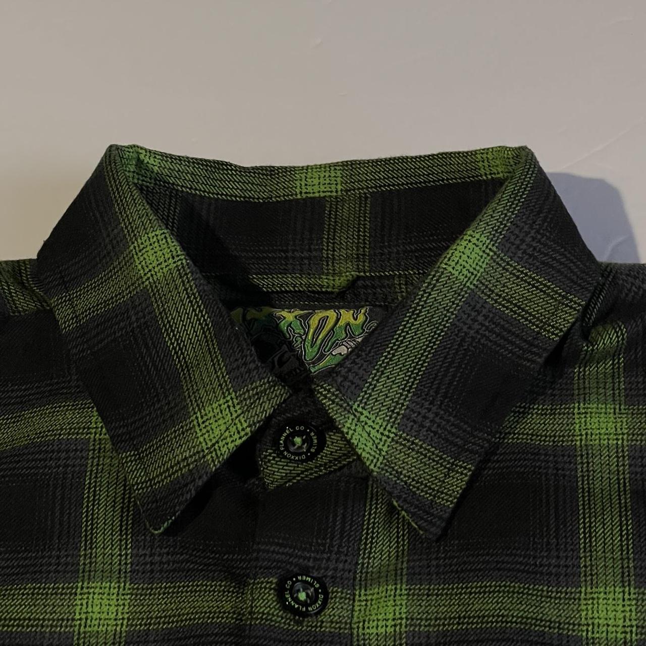 New DIXXON “The Slimer” outlet Flannel Mens Small BNIB