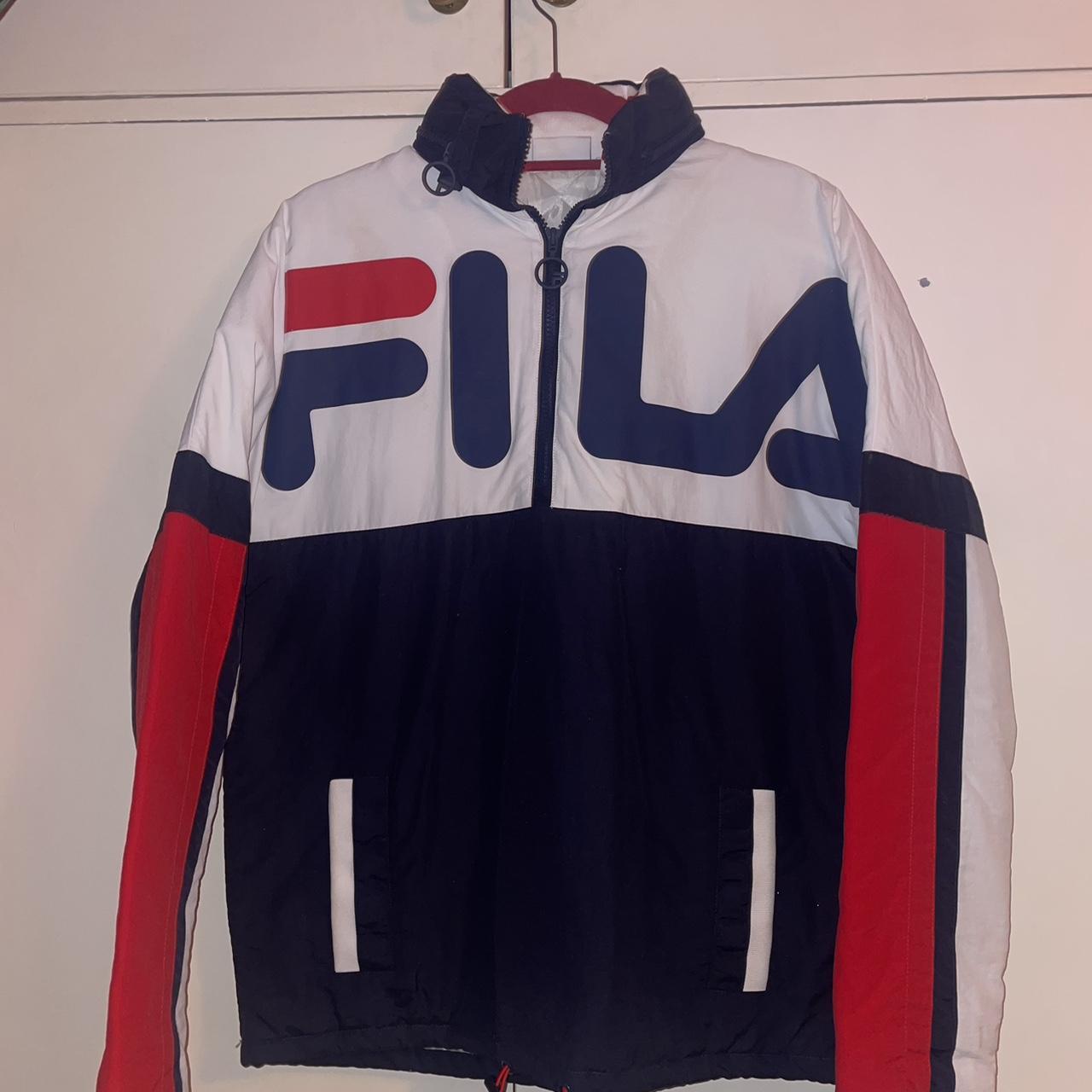 Fila coat ski jacket style Size S - Depop