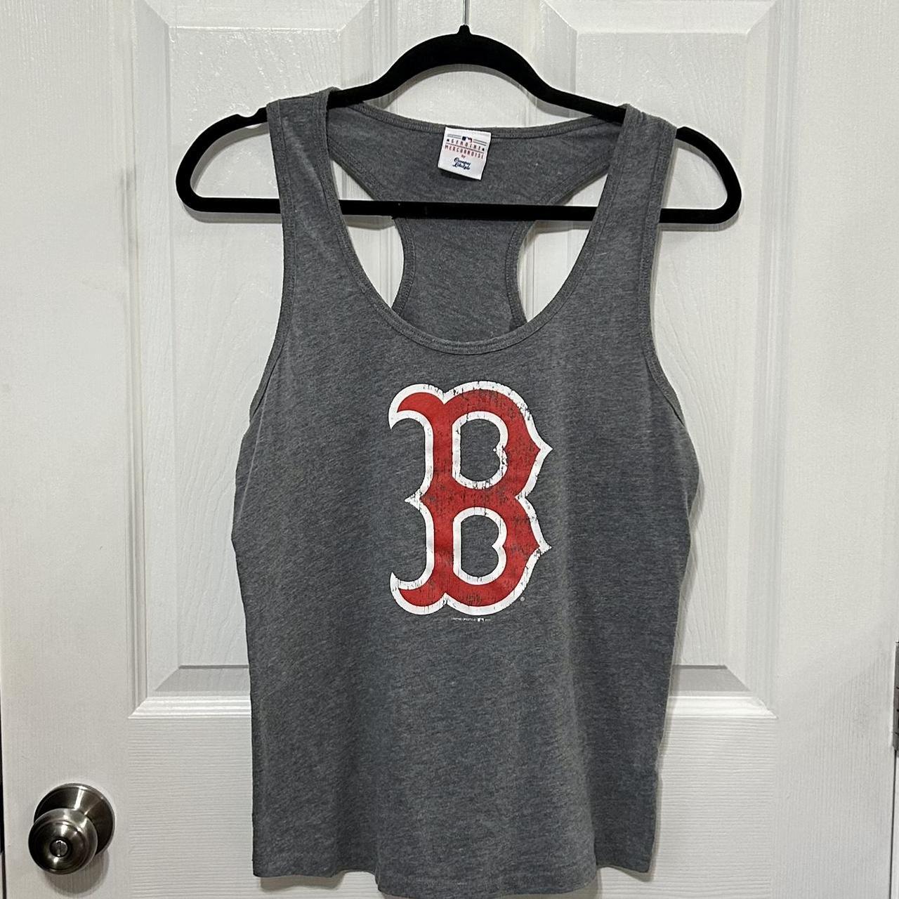 Boston Red Sox Ladies White Tank Top LARGE NWT - C&S Sports and Hobby