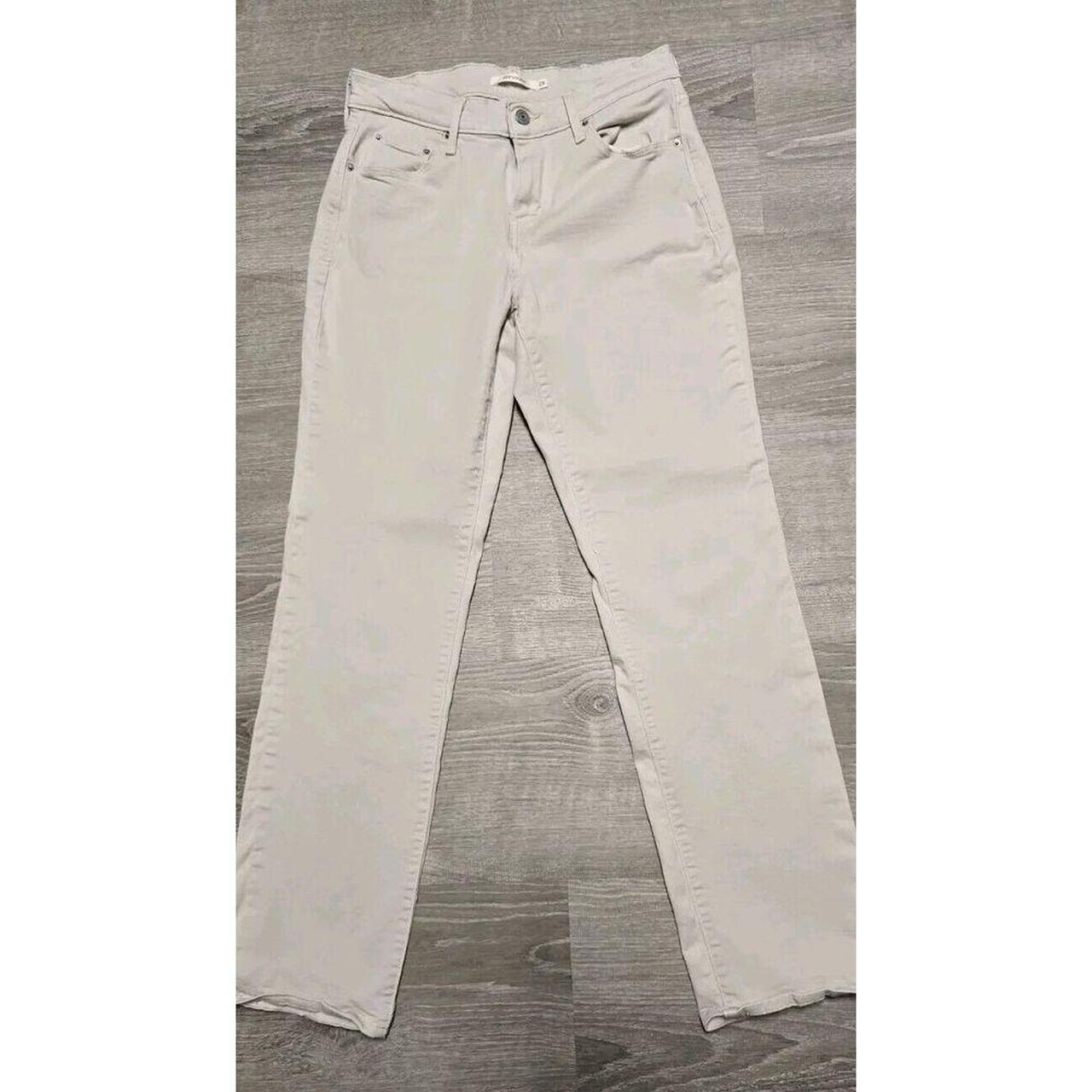 Levis 505 womens white jeans best sale