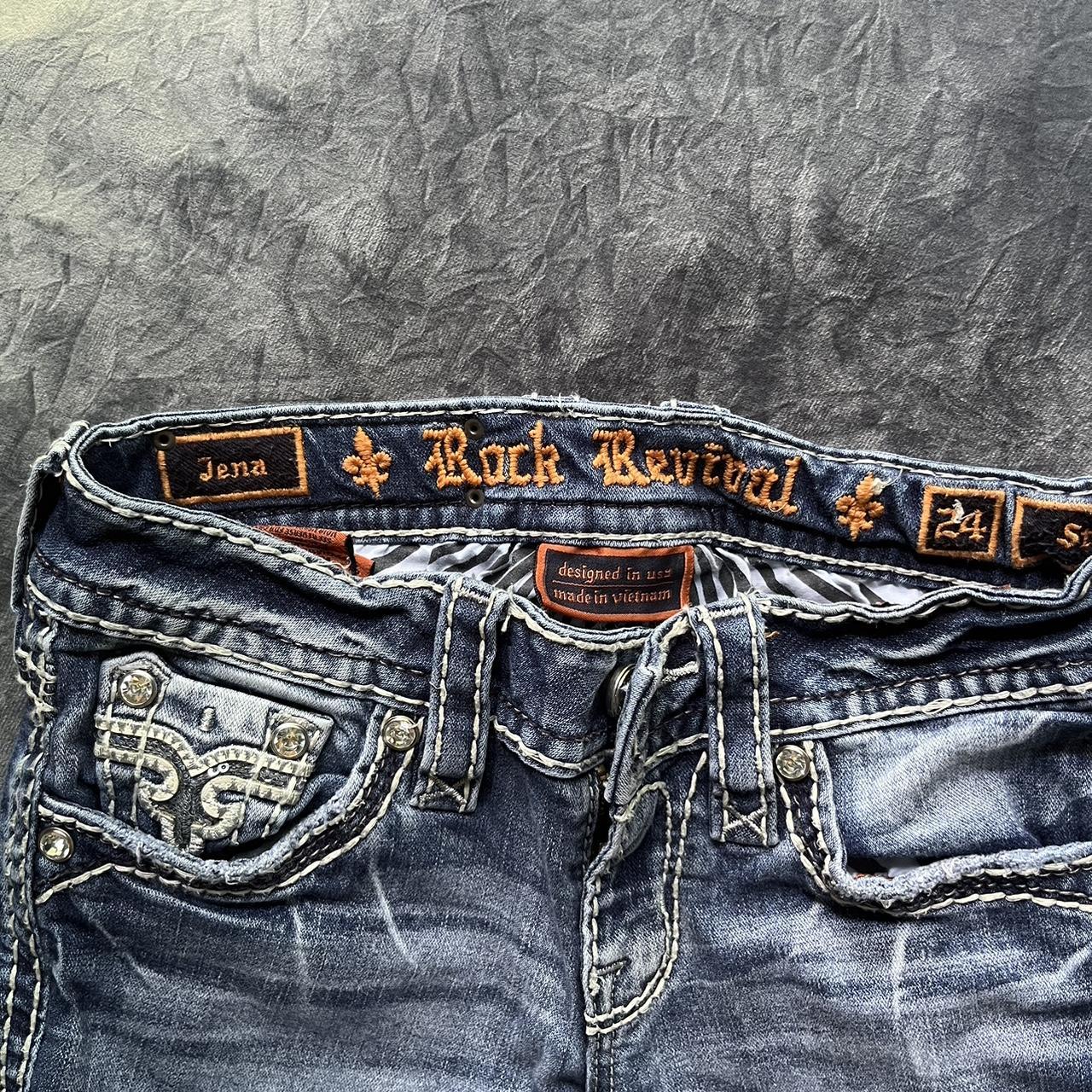 Vintage Rock Revival Jeans -Perfect... - Depop