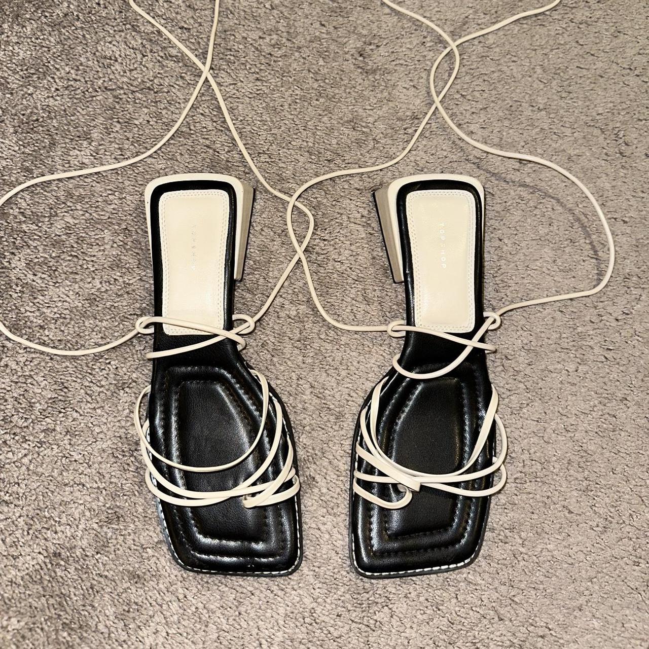 Topshop store cream sandals