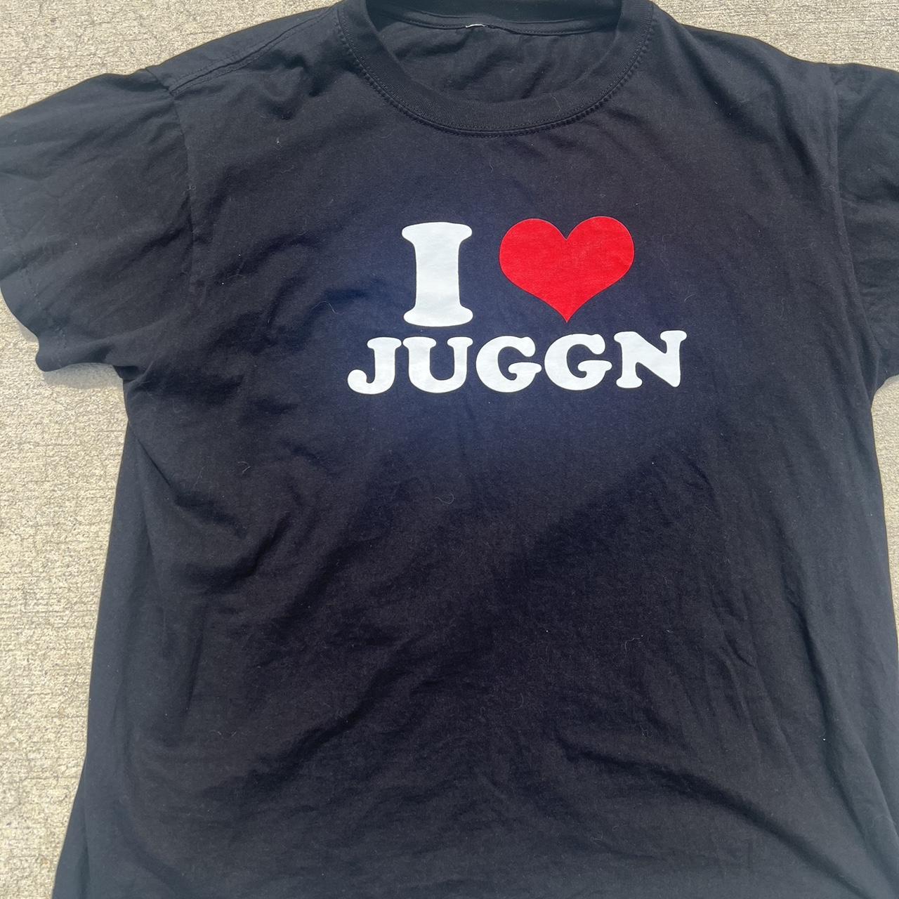 Custom made I ️ Juggn Tshirt Size: L Good... - Depop