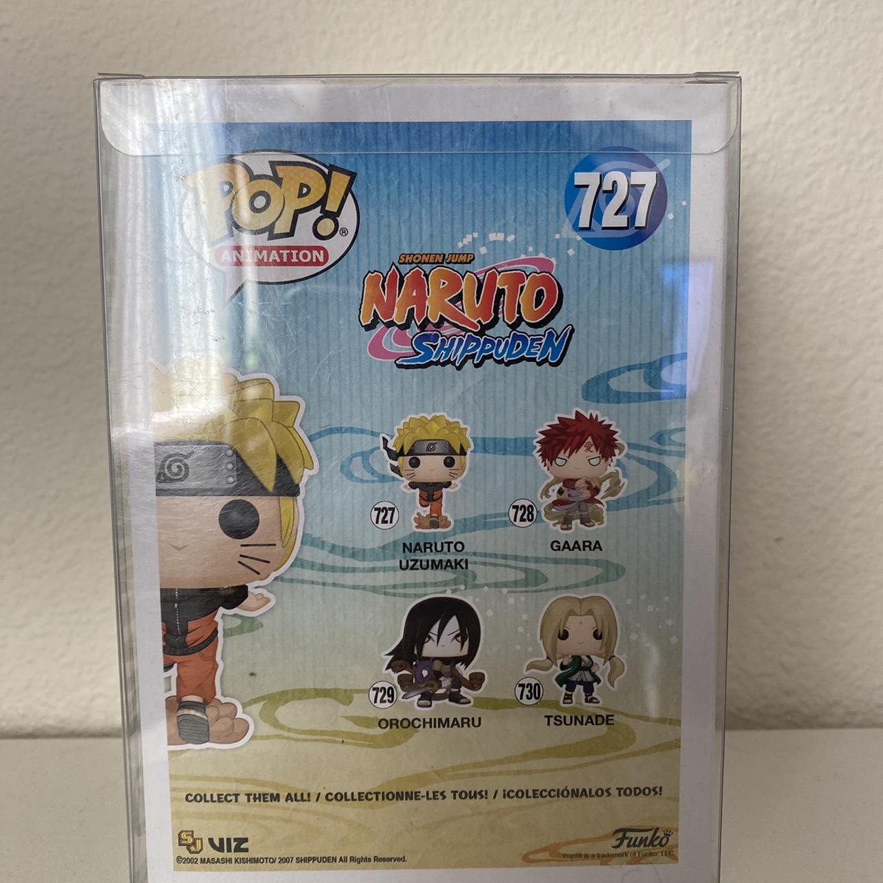 naruto shippuden gaara funko pop doll, comes with - Depop