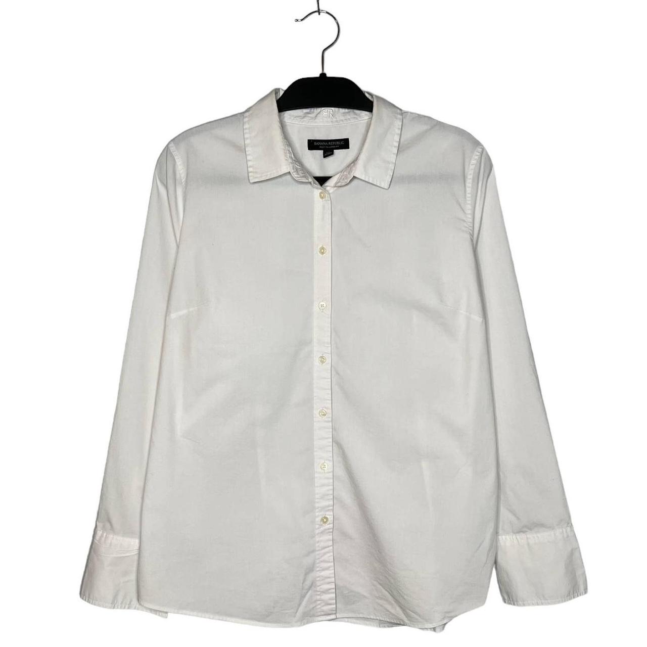 Banana Republic Plus Size Button Up Size 14 Clean... Depop