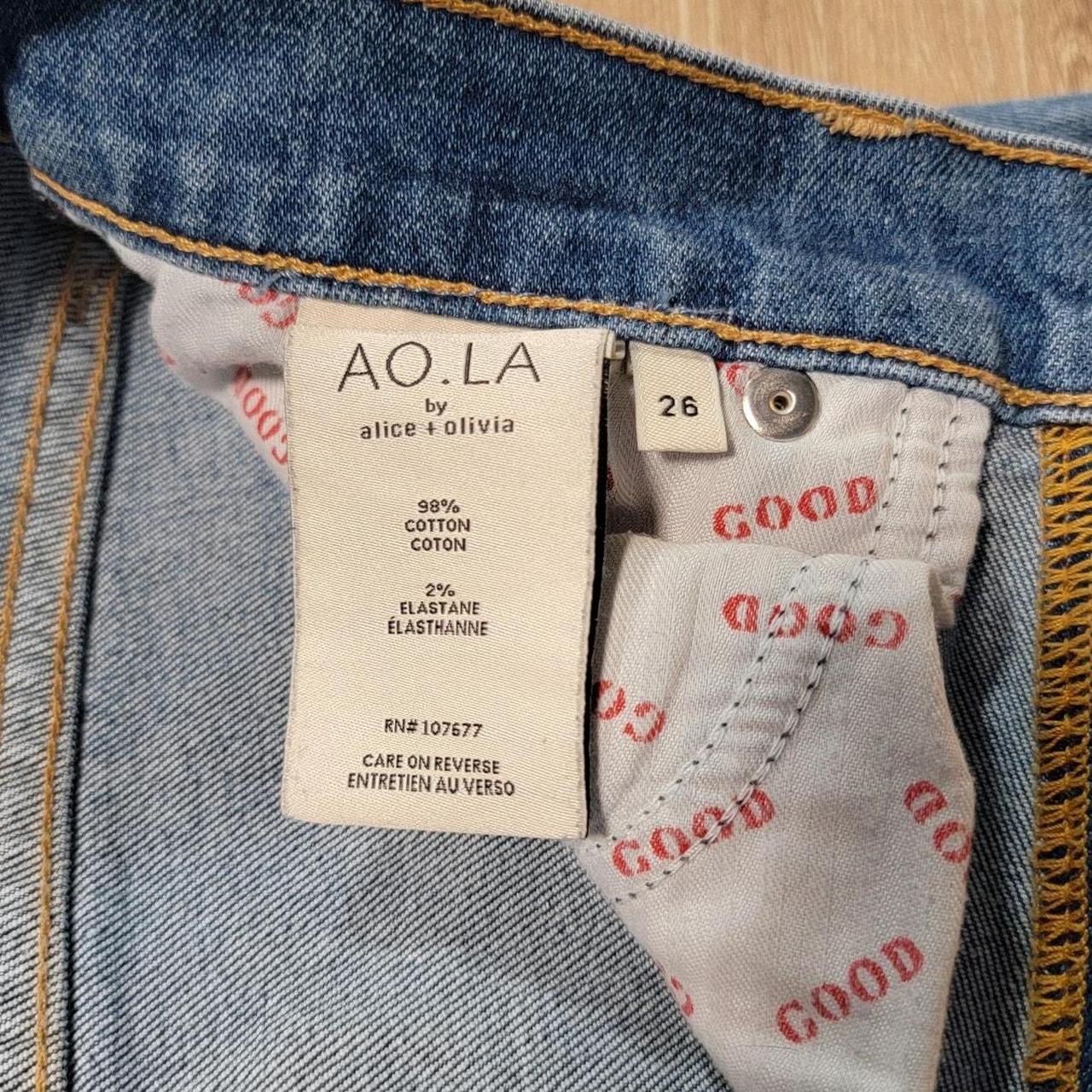 AO.LA ALICE + OLIVIA Good High Rise Ankle Skinny Jeans on sale 26 jean