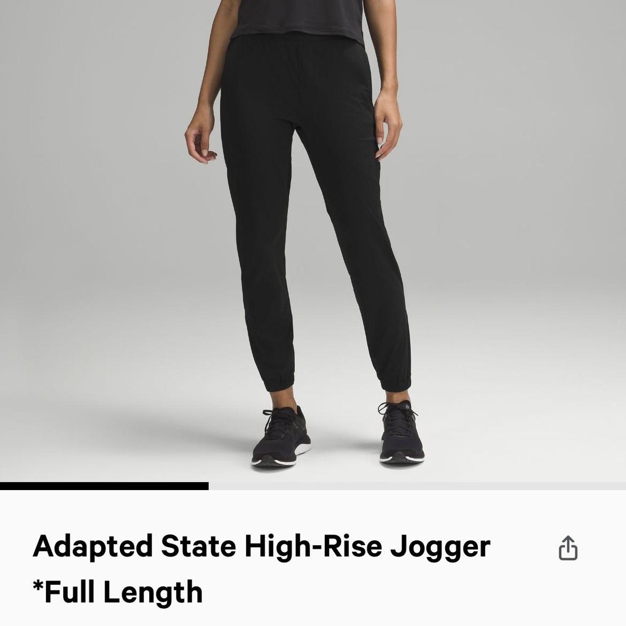 lululemon adapted state high rise jogger size 8 - Depop