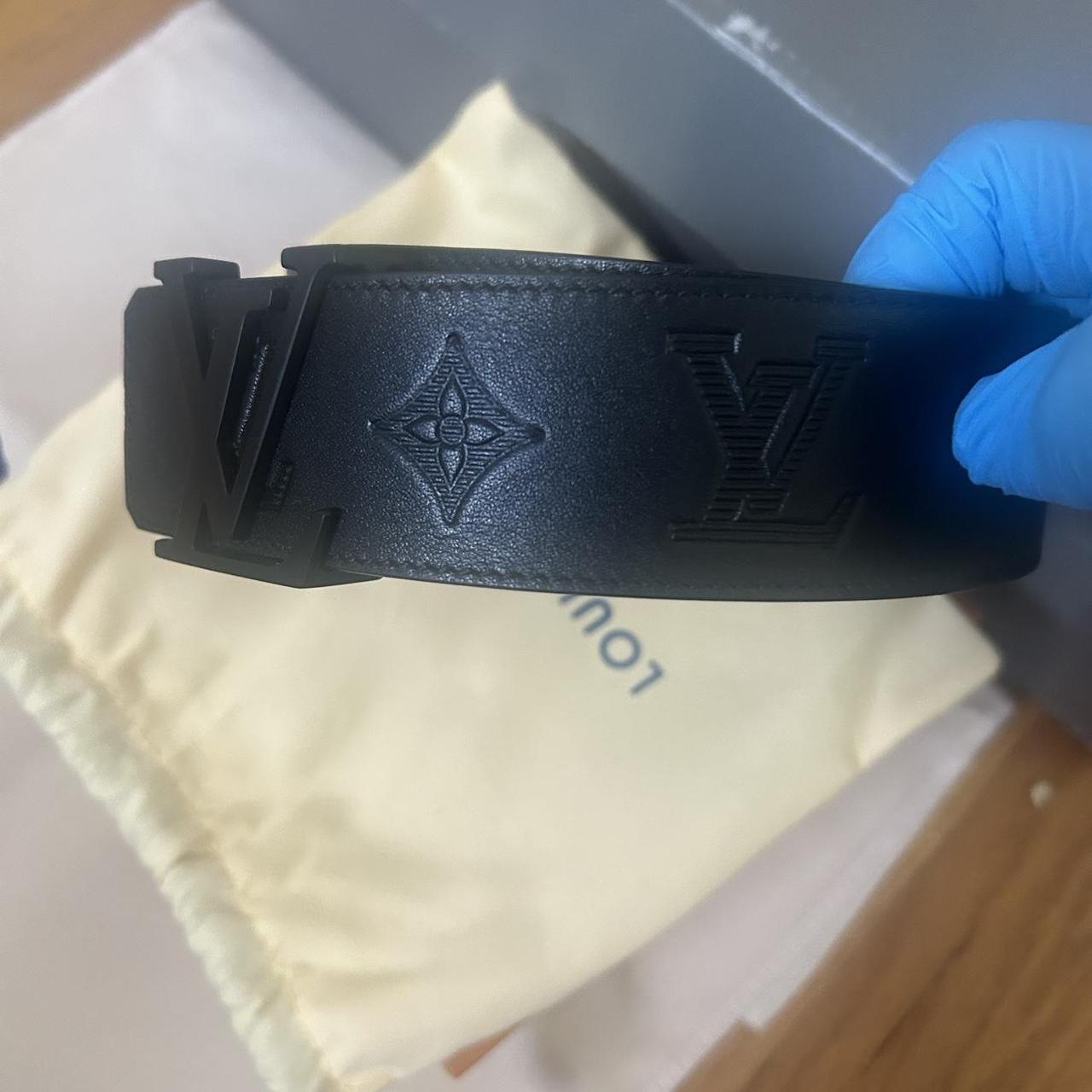 Louis Vuitton Belt Size 36in Has 2 punched in holes - Depop