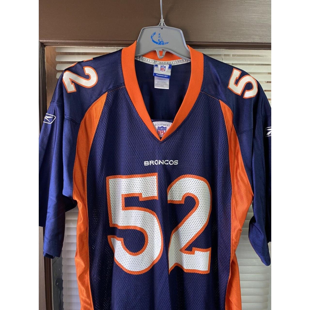 Vintage Denver Broncos #52 Ian Gold Authentic NFL Football Jersey Vtg Elway