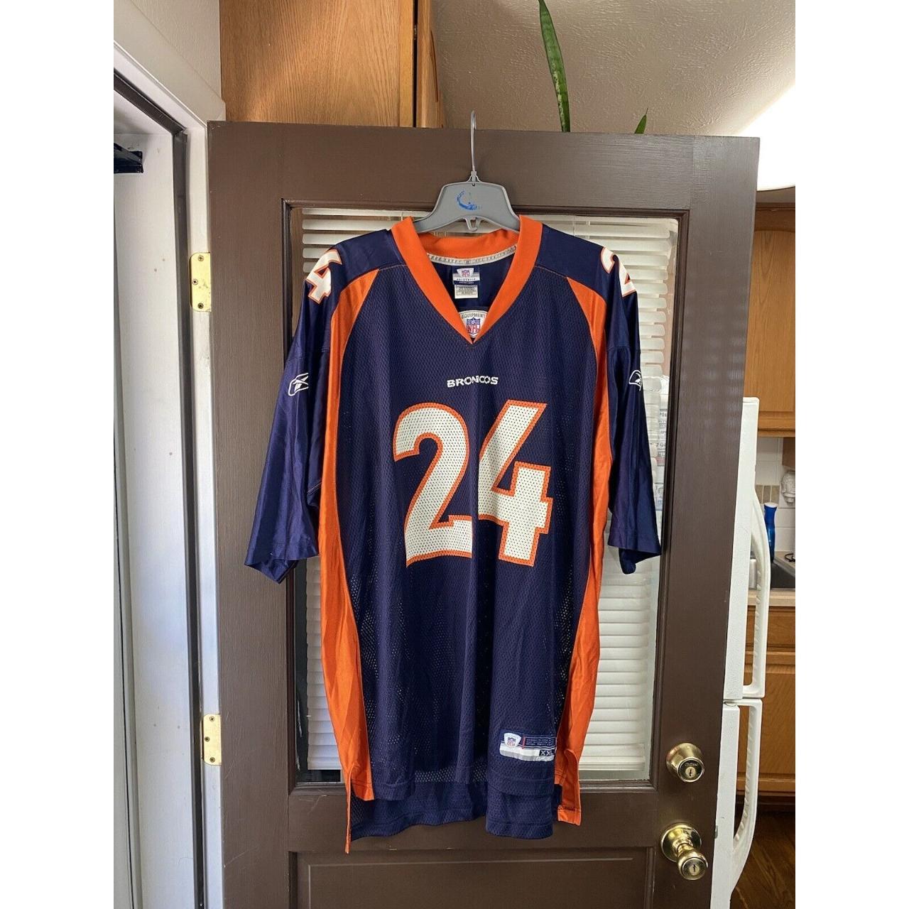 Vtg Y2K Reebok NFL Denver Broncos Youth Shirt Size - Depop