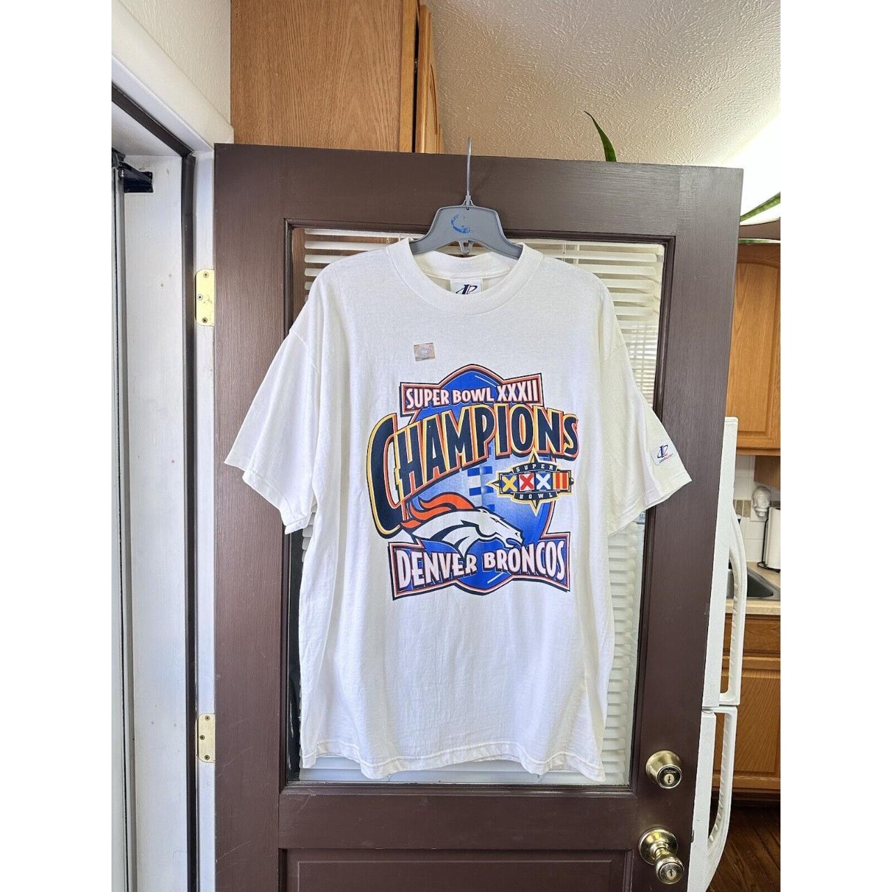 Logo Athletic, Shirts, Denver Broncos Super Bowl 32 Championship Tshirt