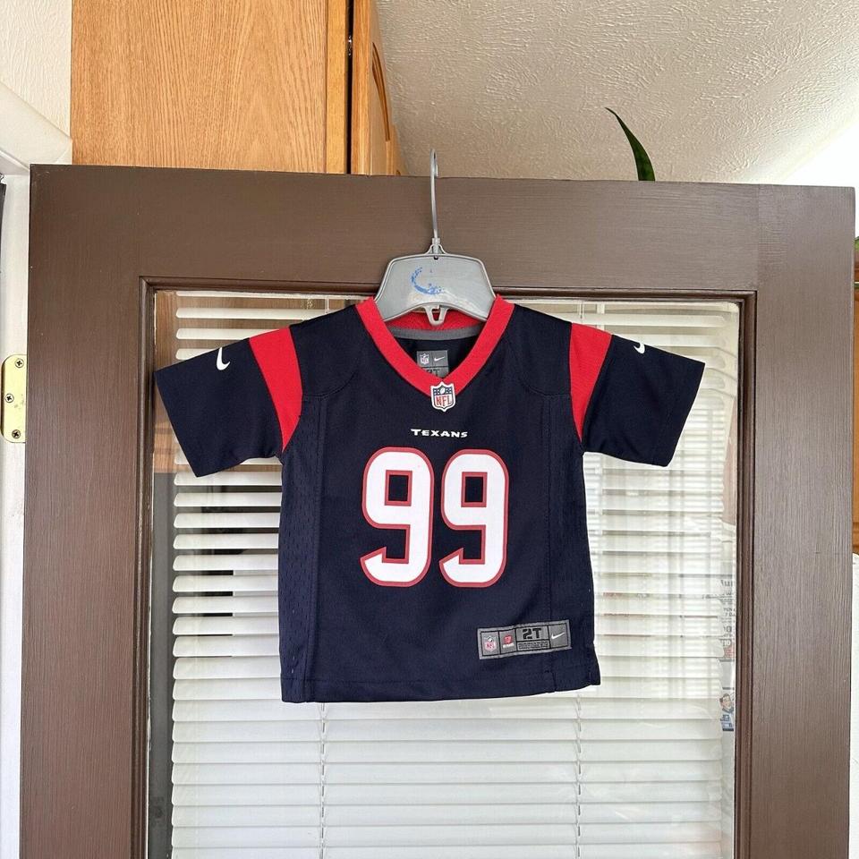 Nike J.J. Watt Houston Texans Blue On Field Jersey - Depop