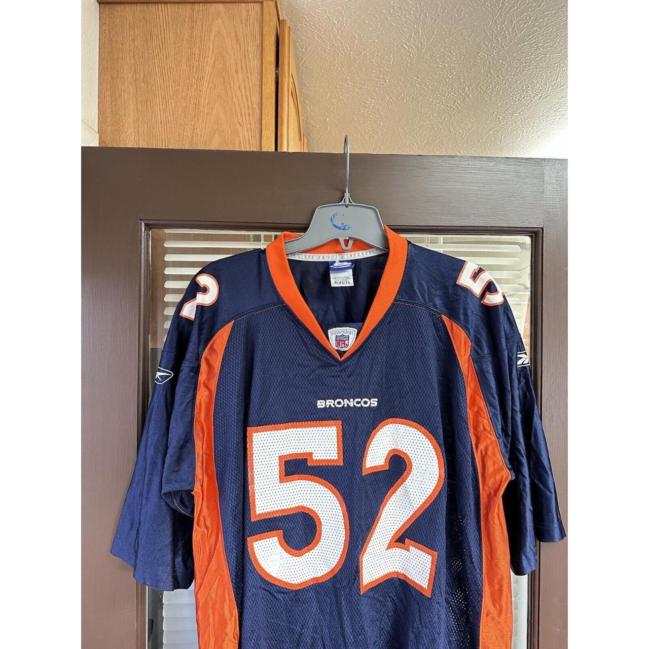 Vintage Denver Broncos #52 Ian Gold Authentic NFL Football Jersey