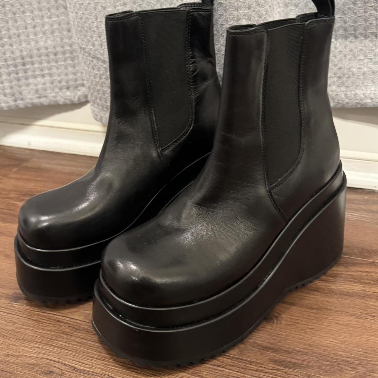 platform chelsea boots steve madden