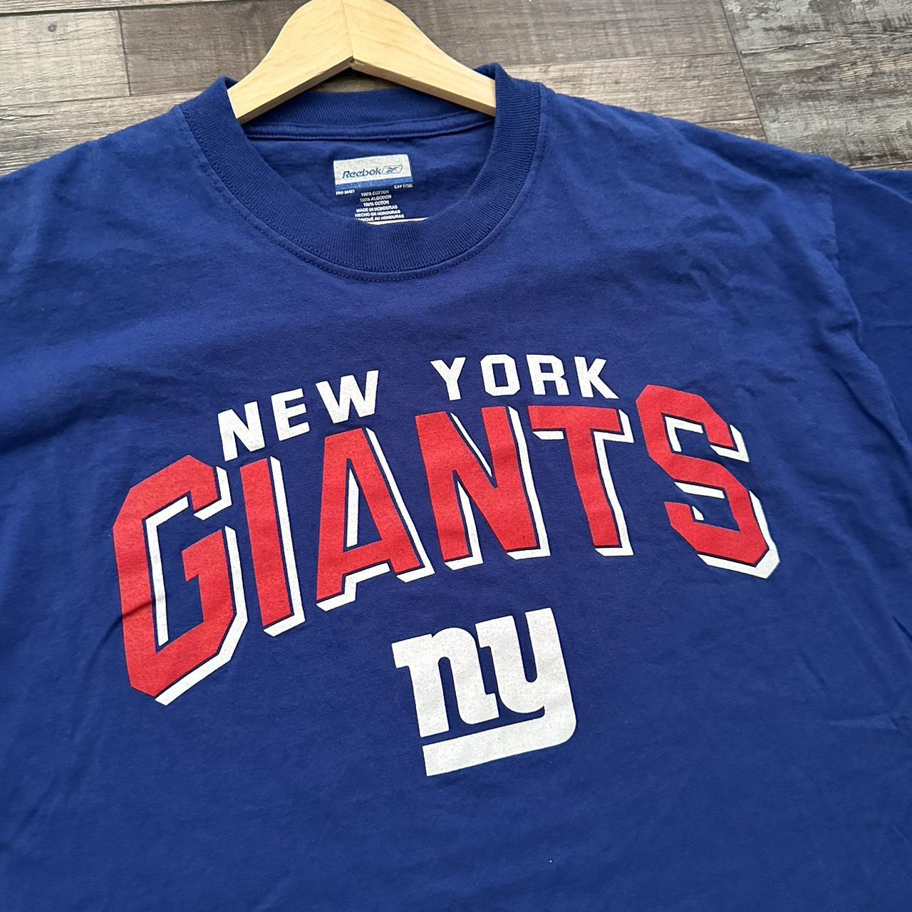 Reebok NFL New York Giants Pullover Zip Up Pit to - Depop