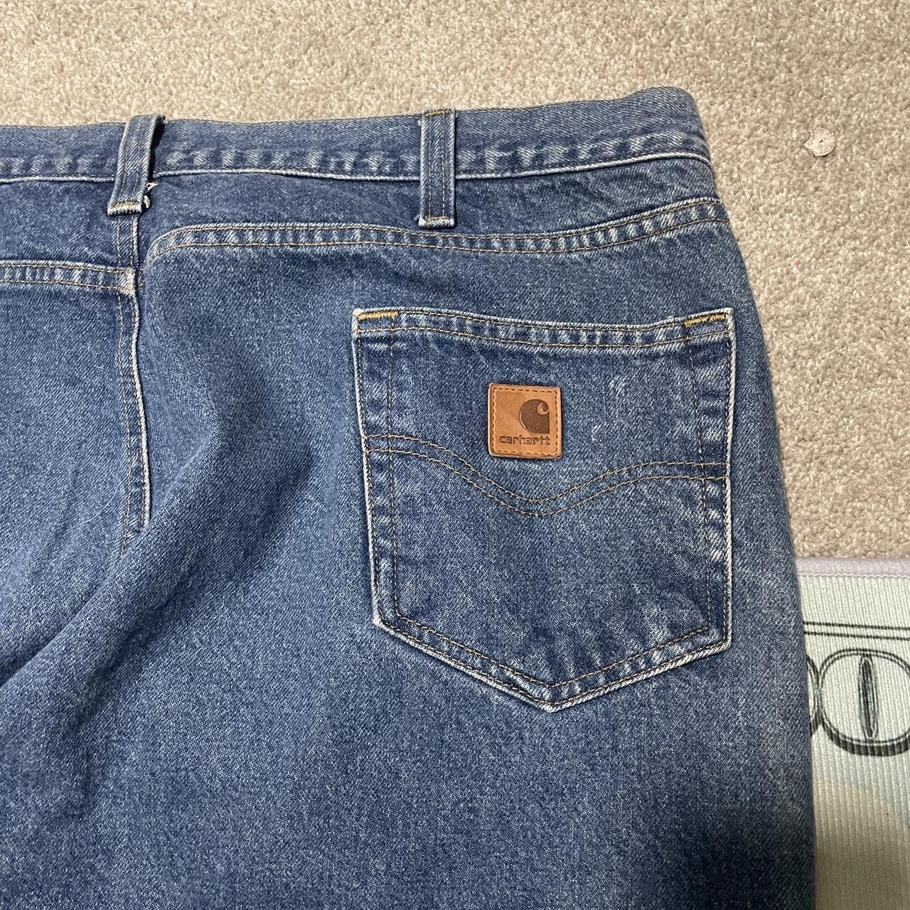 baggy carhartt jeans size: 42W 30L dm me for... - Depop