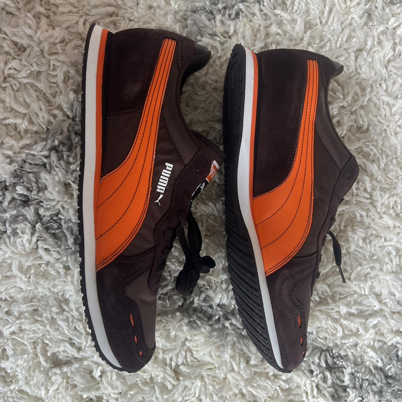 Cabana Racer 2 Puma. Orange and dark brown men s