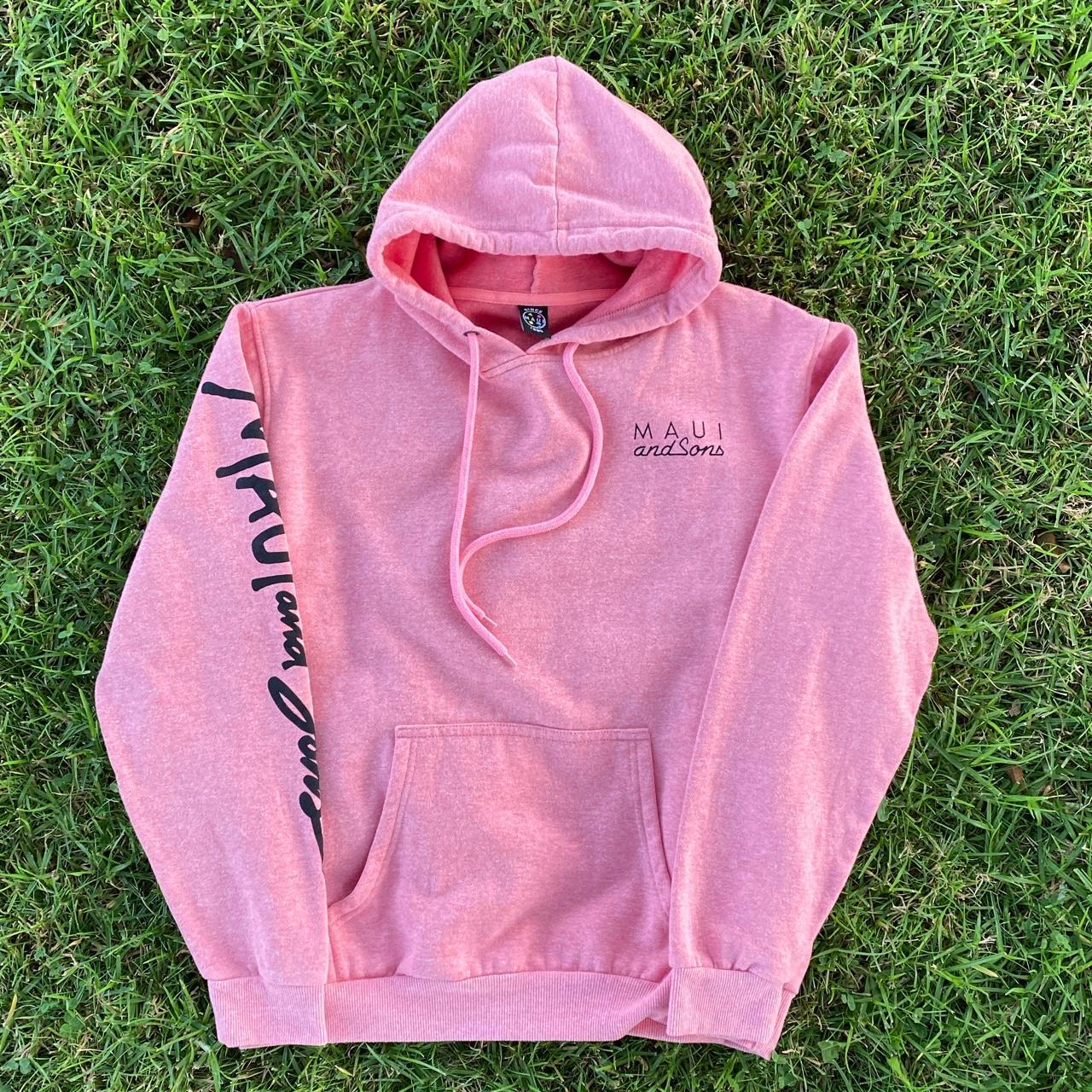 Maui and sons Large Women pink hoodie Only Depop