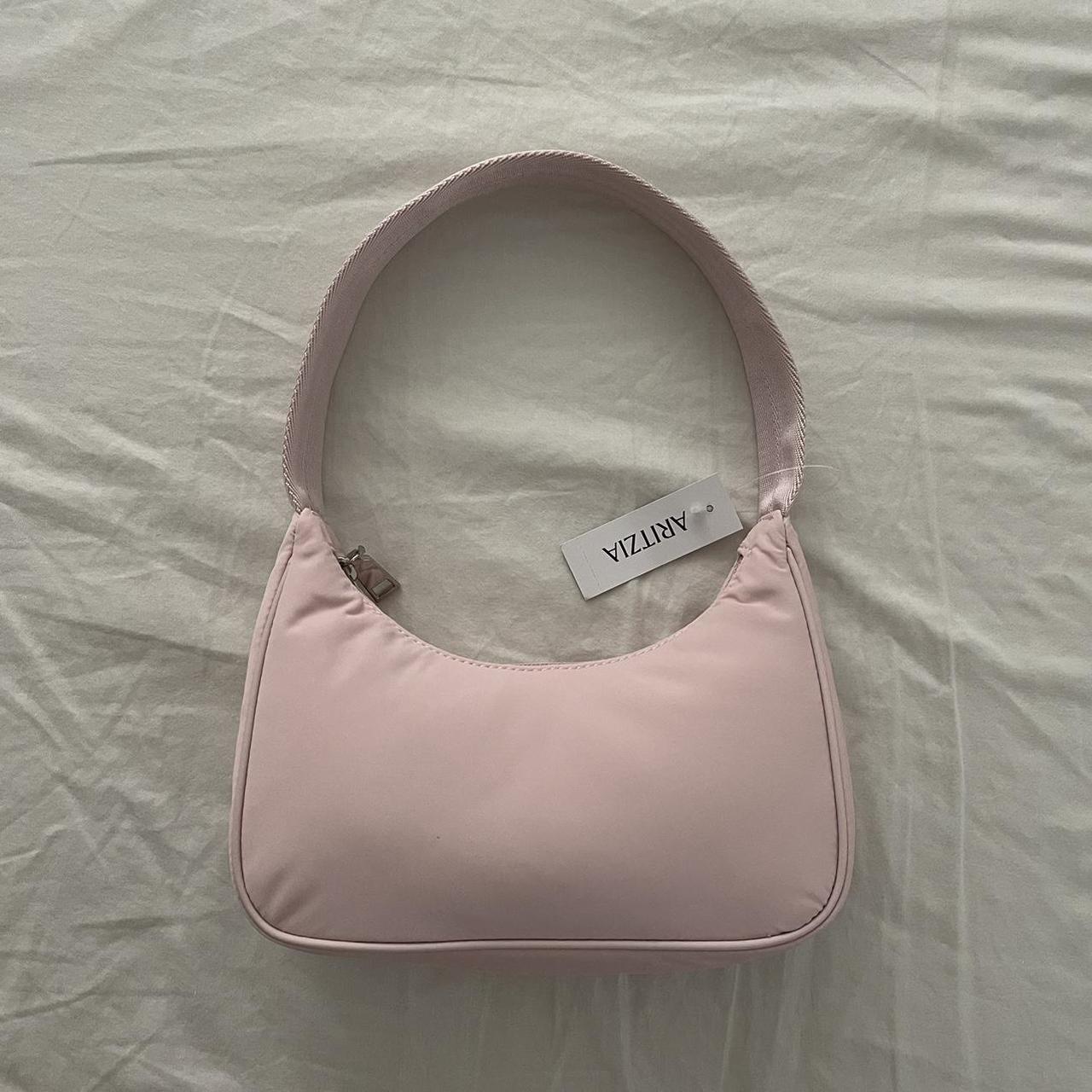 Aritzia Sunday Best Goldie Nylon Mini Bag Color... Depop