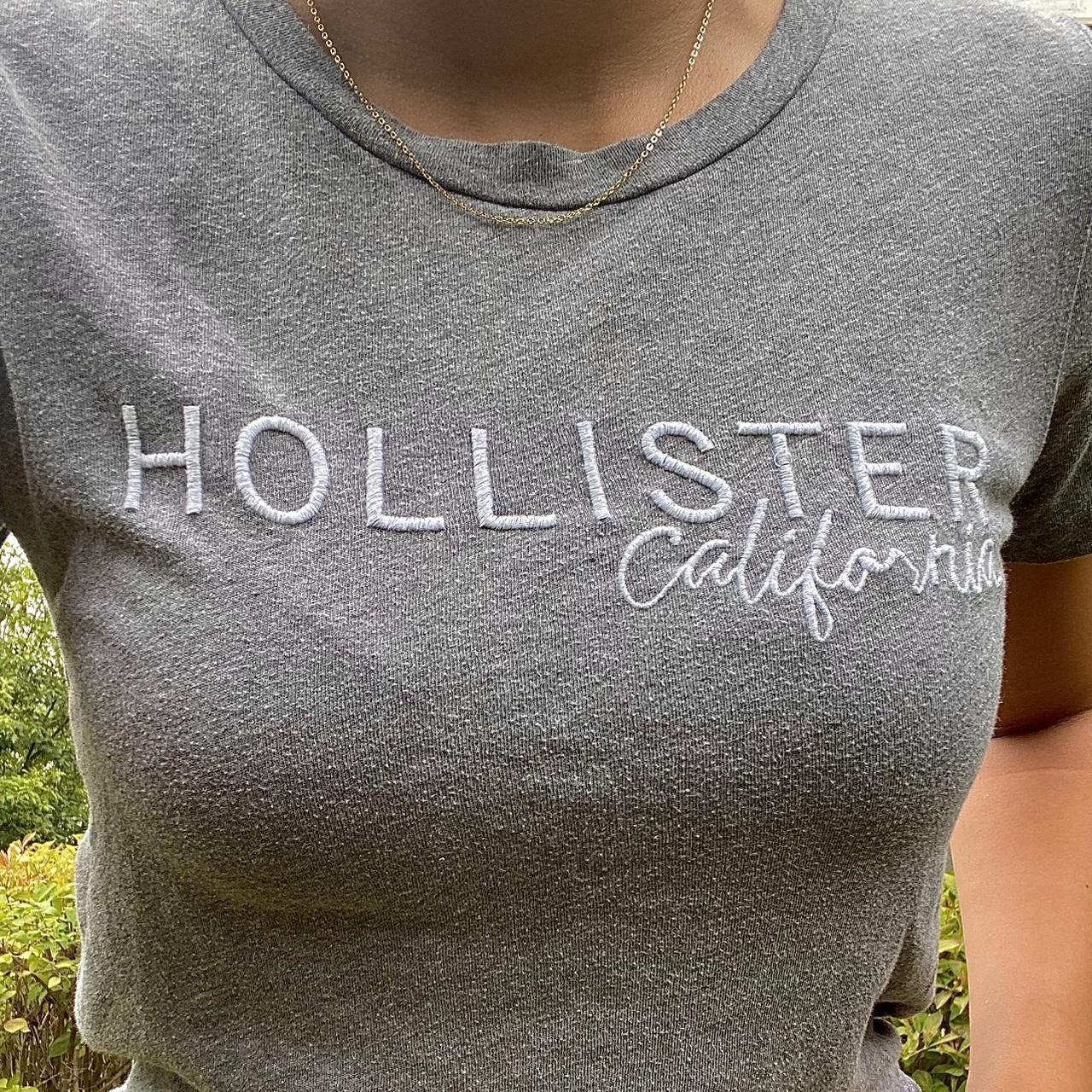 Hollister 2024 gray shirt