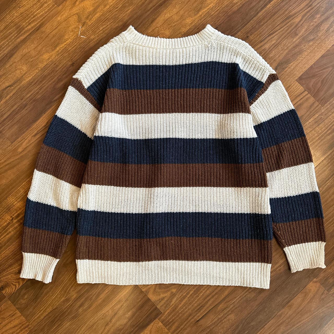 🗣 Lucky Brand Sweater True indigo chunky knit - Depop