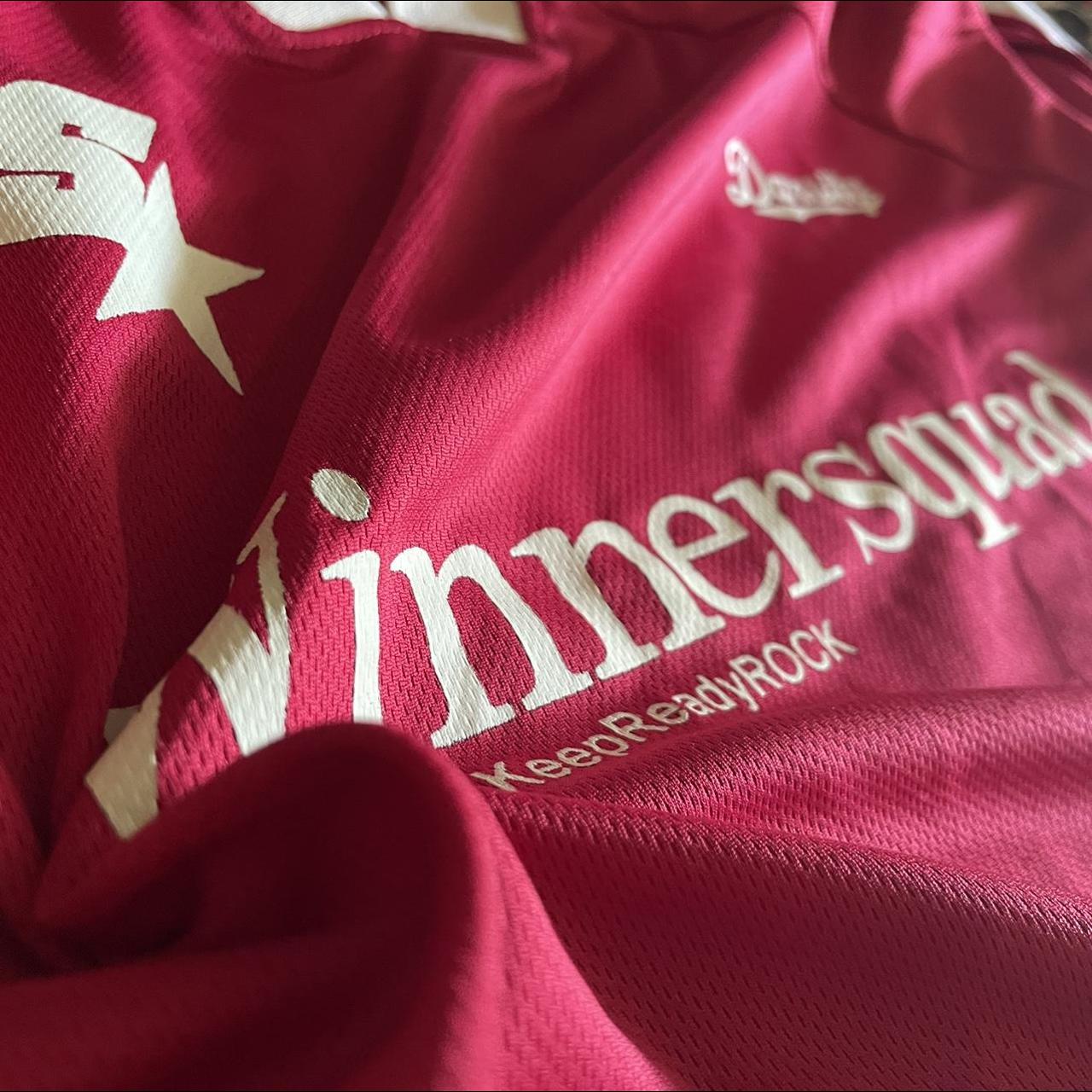 y2k jersey style shirt length 29in sleeve... Depop