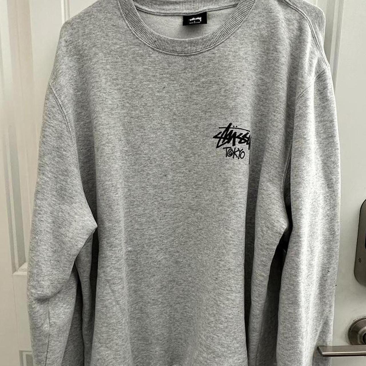 Stussy deals grey sweatshirt