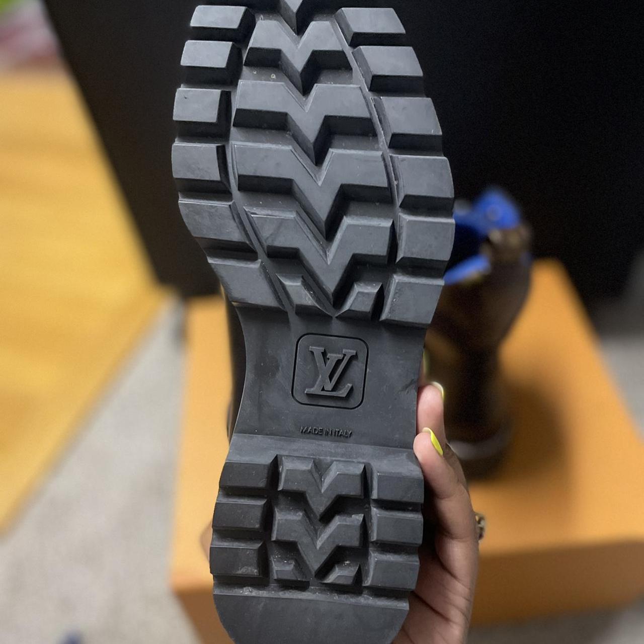 Louis Vuitton lace up boots! Platform! US - Depop