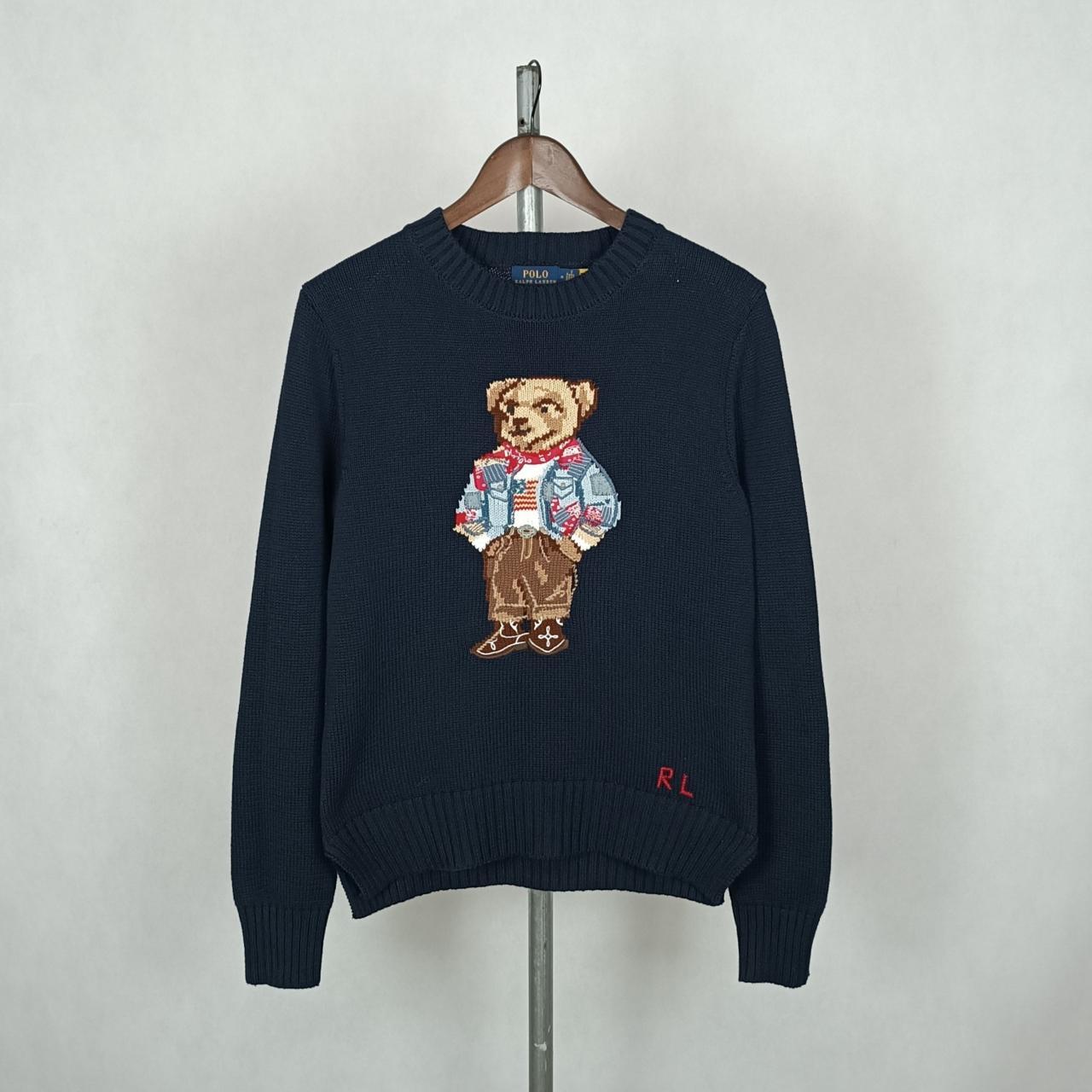 Polo Ralph Lauren Polo Bear Knitted Sweater Size... - Depop