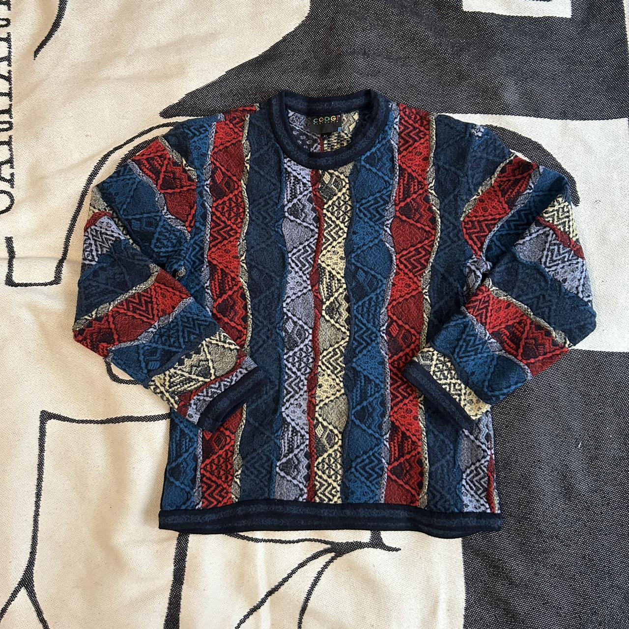 Coogi Knit Sweater Size XL however previous out in. Depop