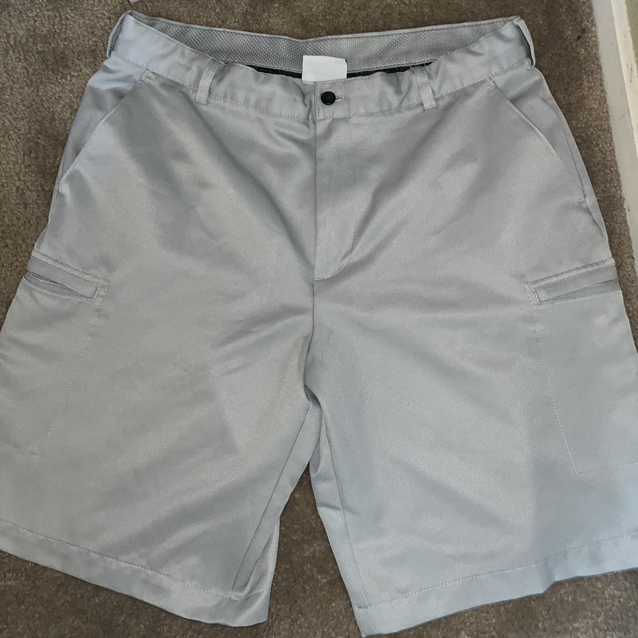 light blue golf shorts never worn Depop