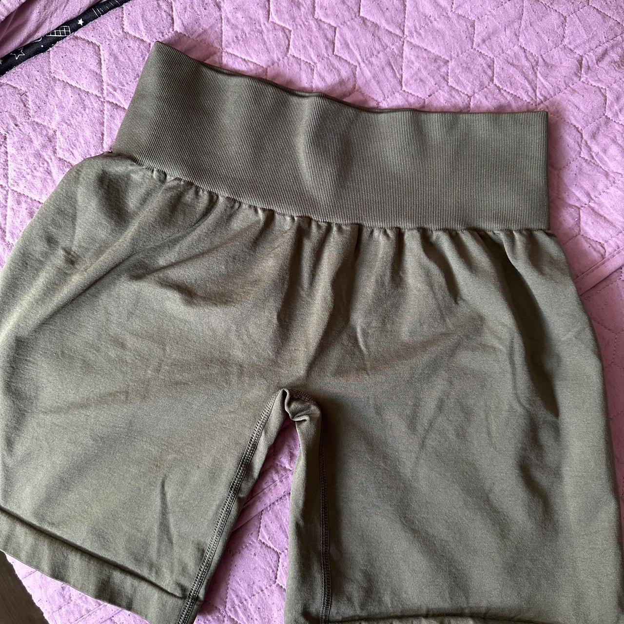 NVGTN Dark Green biker gym active shorts! Super... Depop