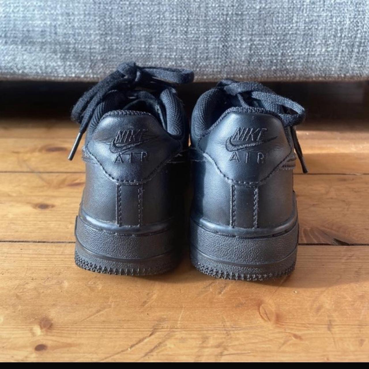 childrens black nike air force 1
