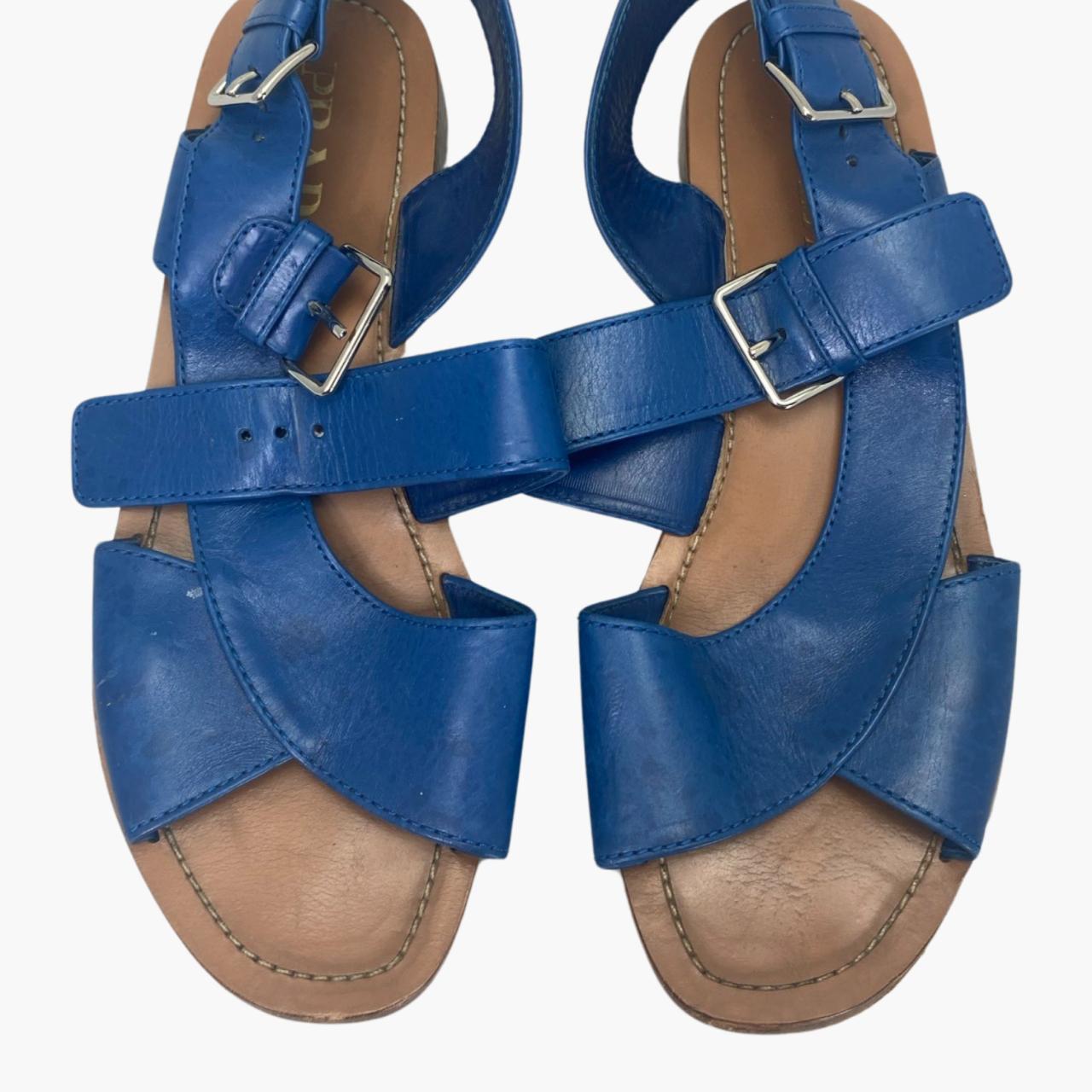 Prada blue sandals hotsell