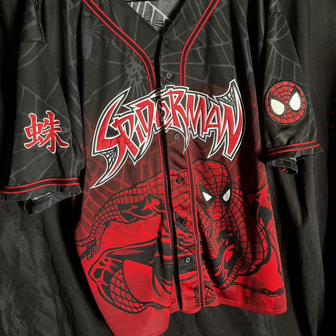 Spider-Man Men's Baseball Jersey